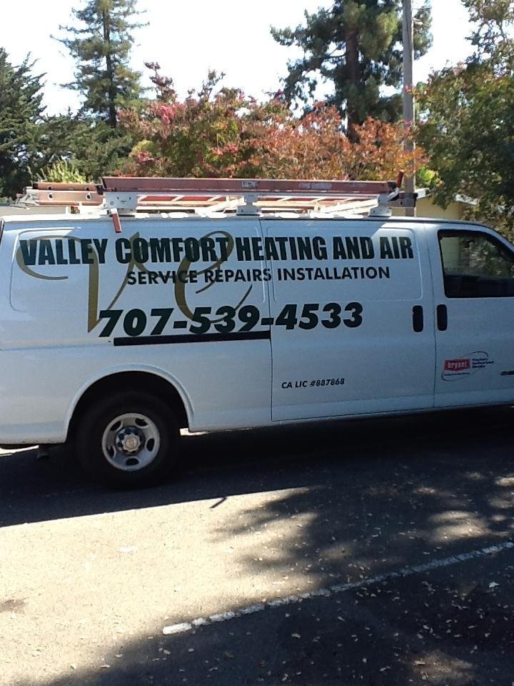 Valley Comfort Heating And Air 1813 Ferdinand Ct Santa Rosa Ca