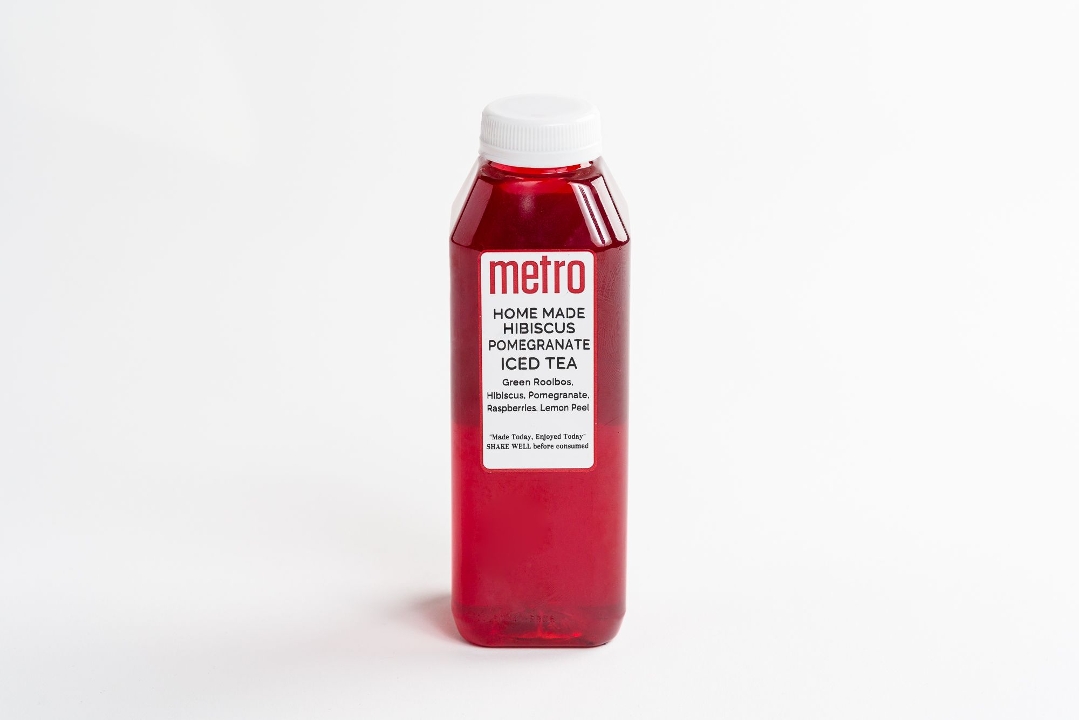 Hibiscus Pomegranate Iced Tea