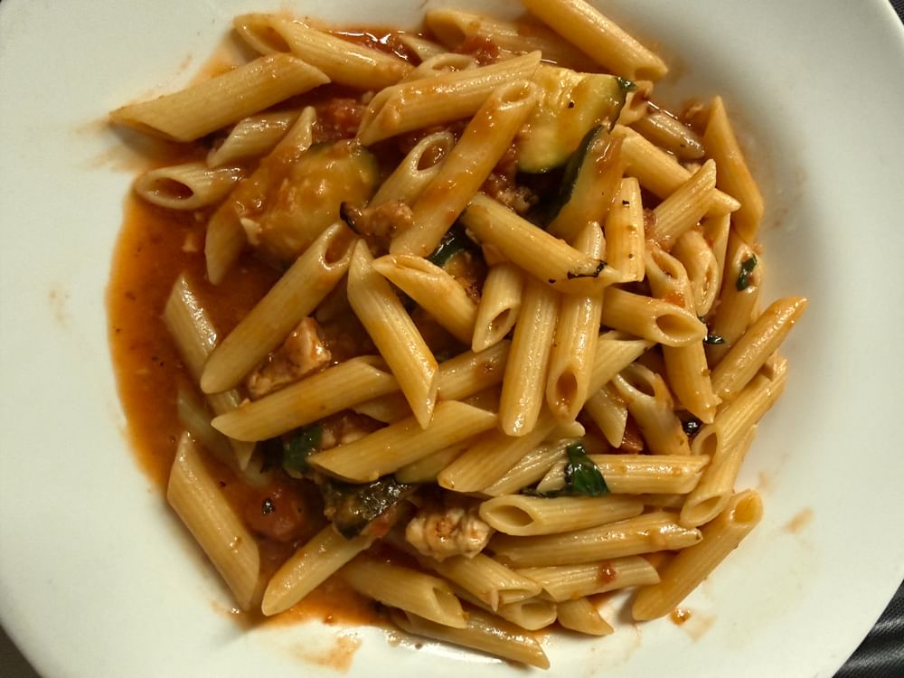 Diced Chicken Pasta