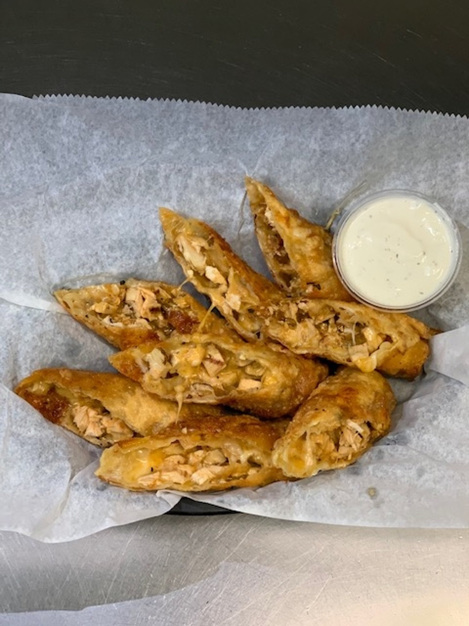 Buffalo Chicken Poppers