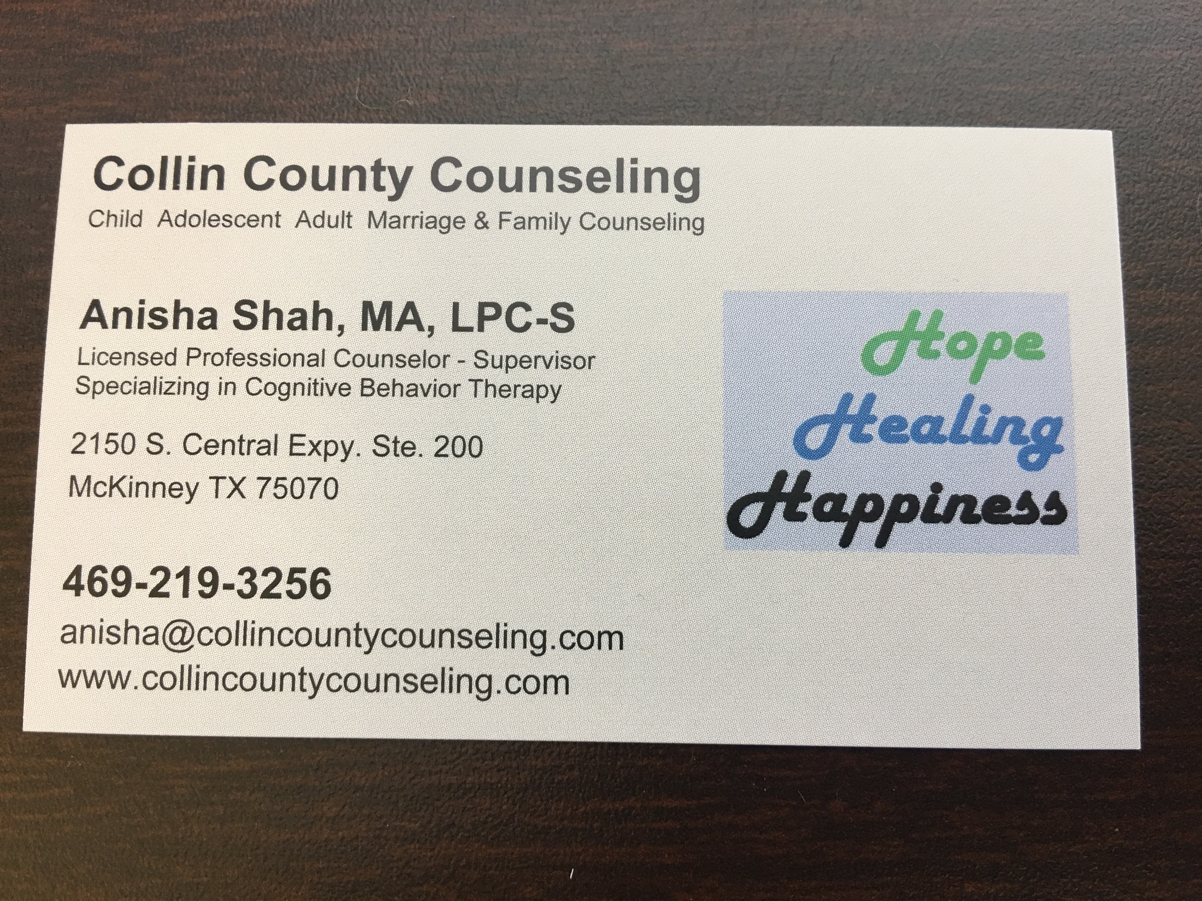 Collin County Counseling Photo