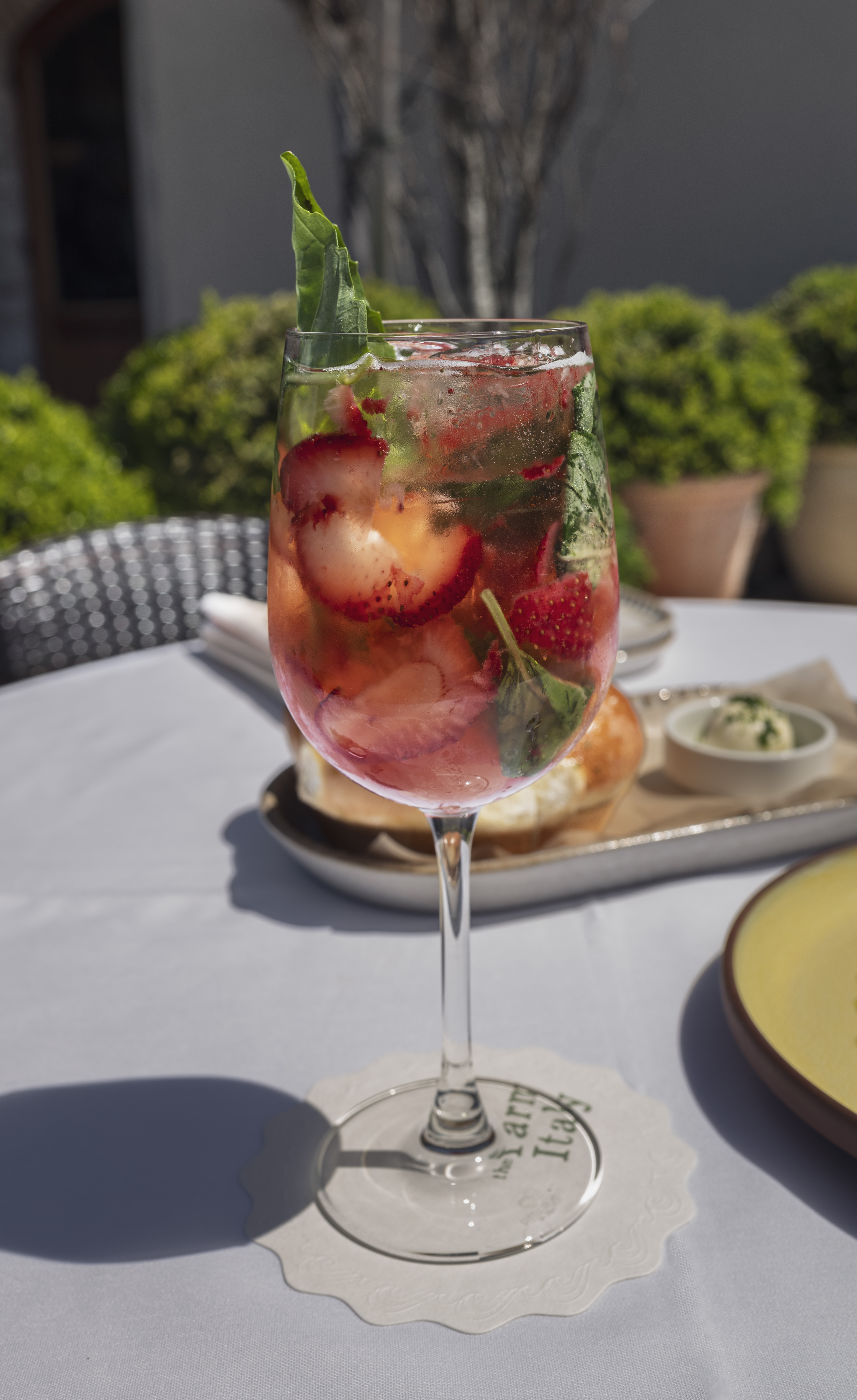 Strawberry Basil Spritz