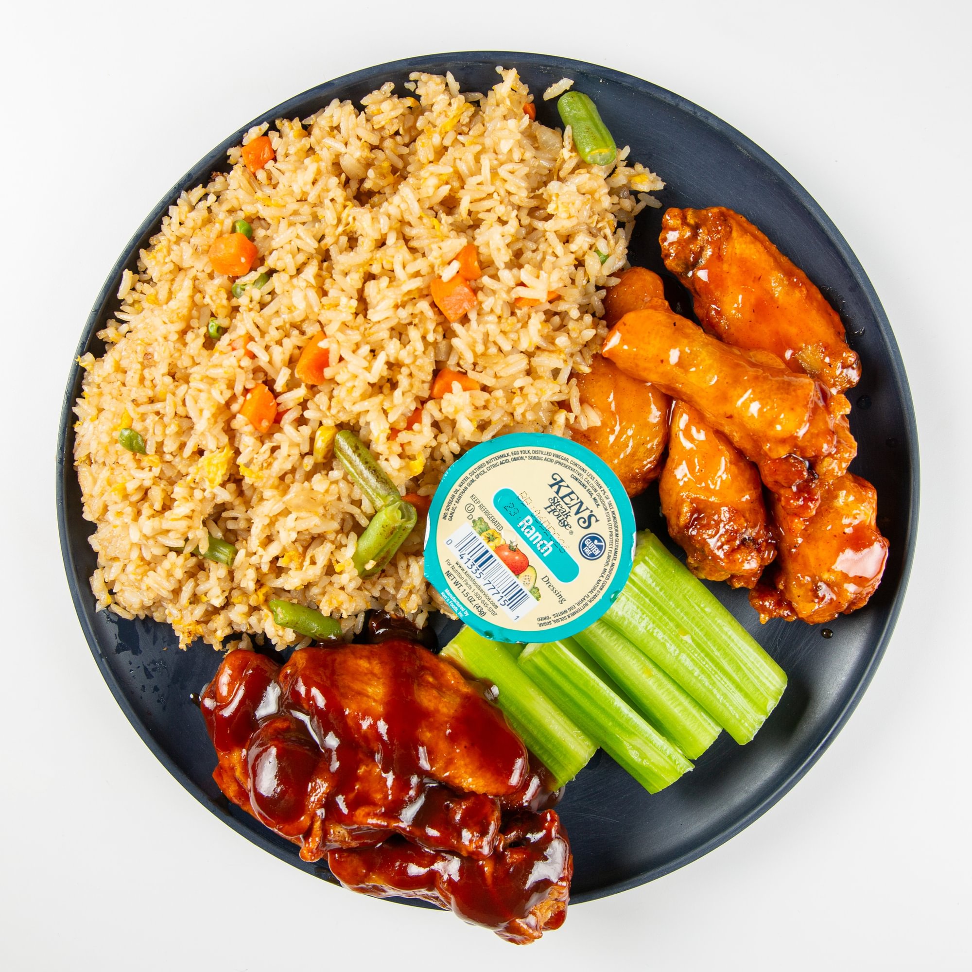 6PC Wings W/ Fried Rice