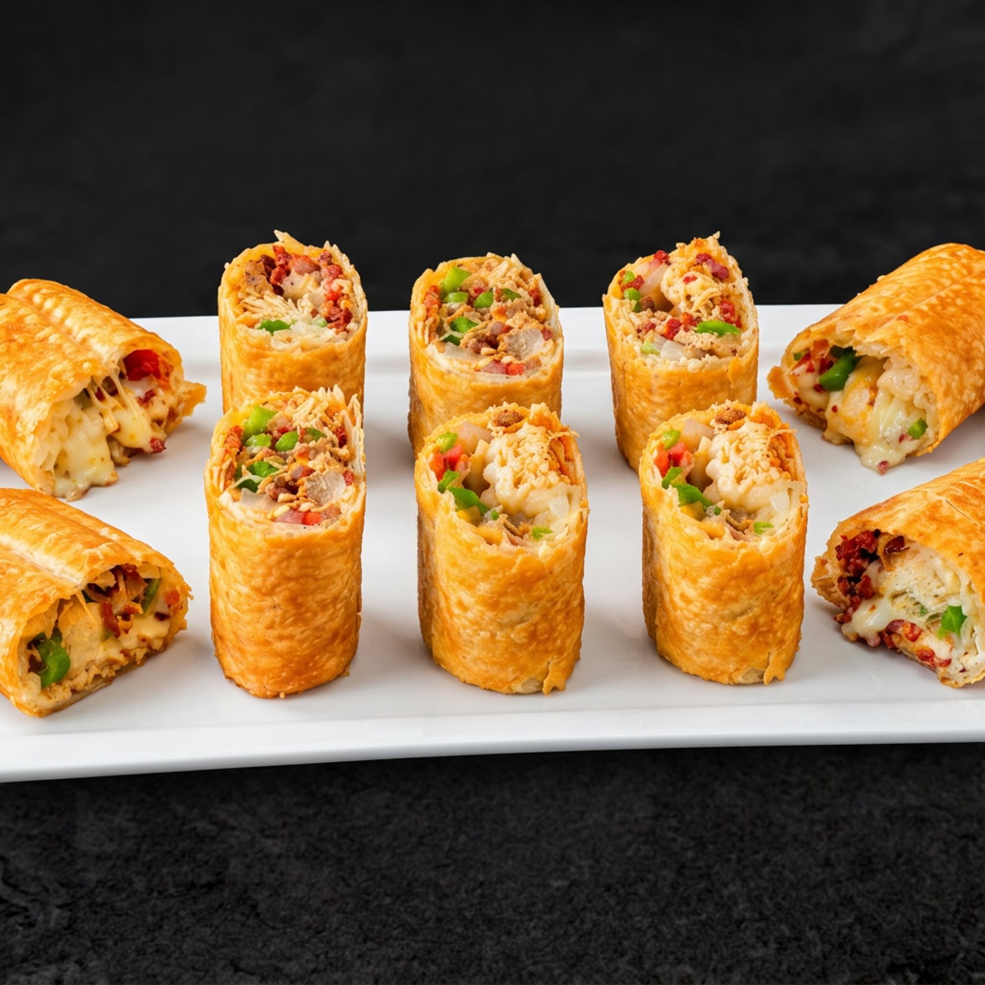 Bacon Jalapeño Chimichangas