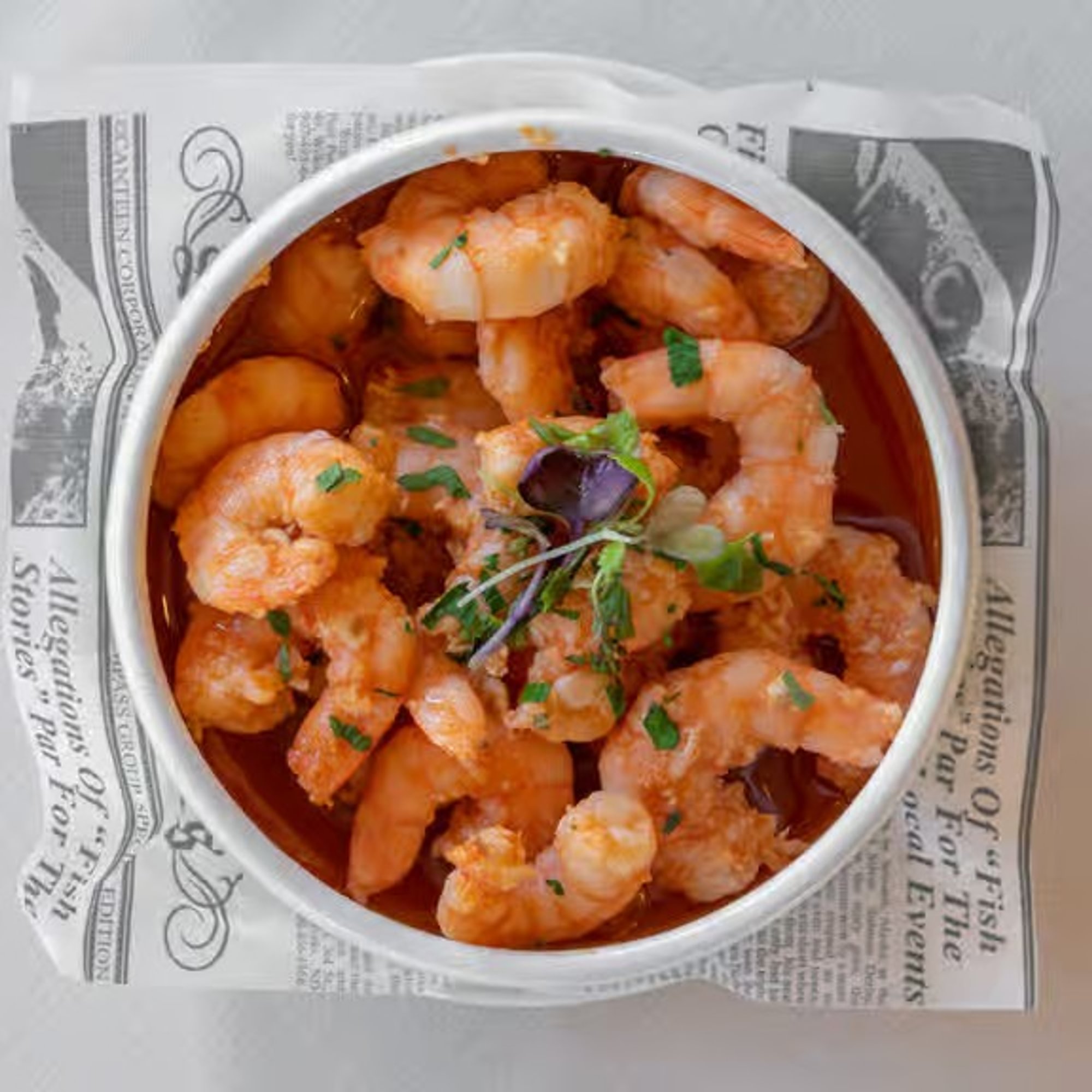 Shrimp in Garlic Sauce