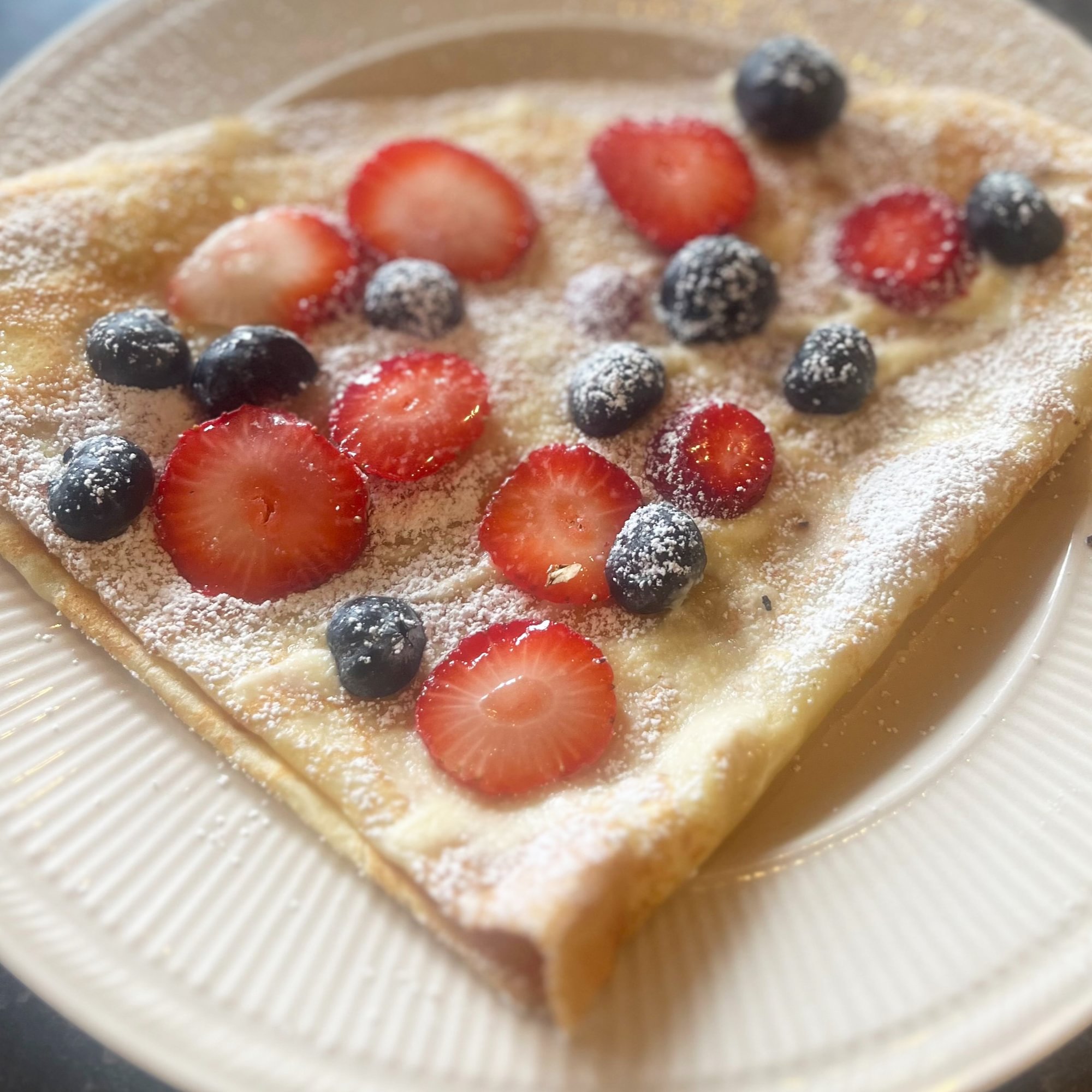 Strawberry & Blueberry Crepe