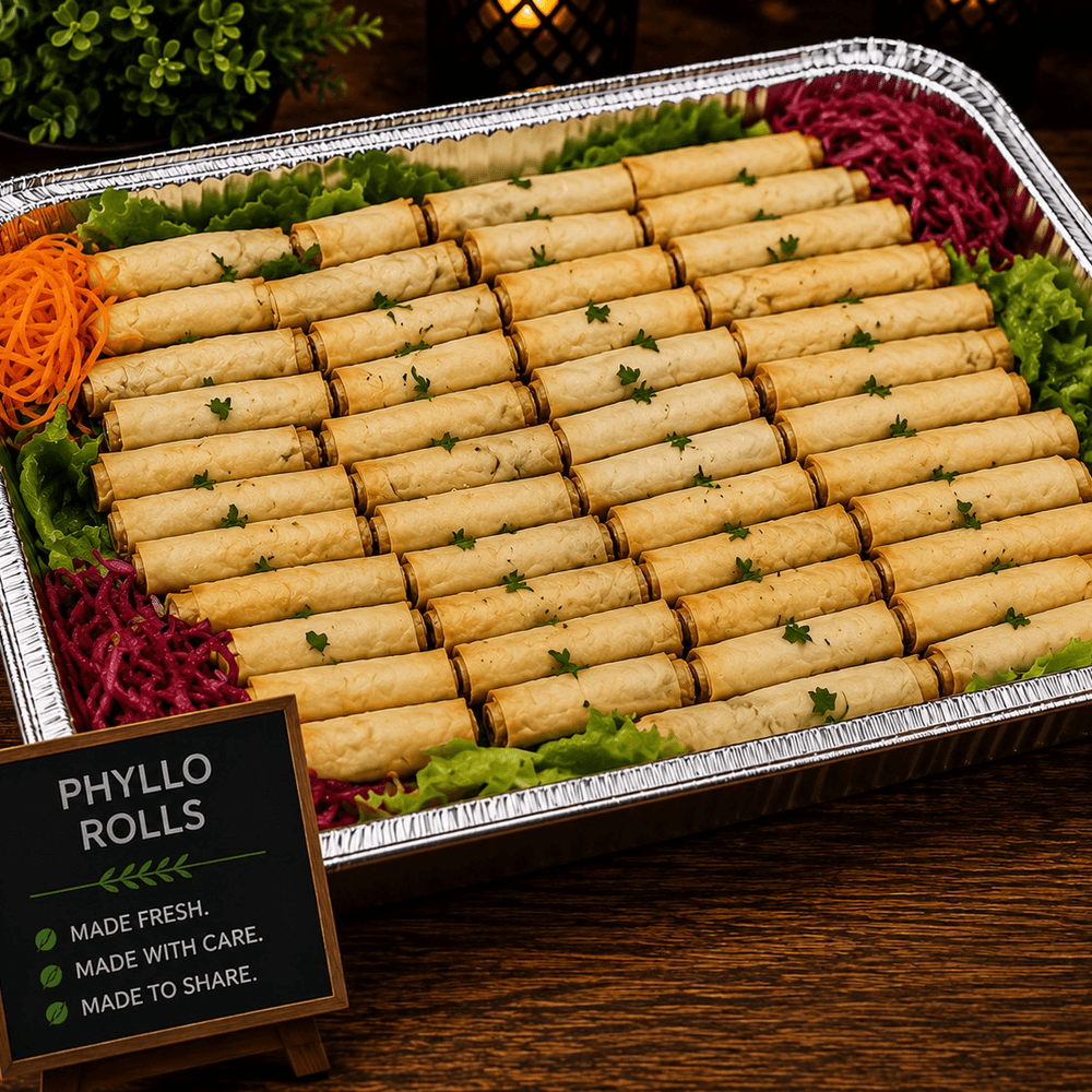 Phyllo Rolls (FETA) Tray
