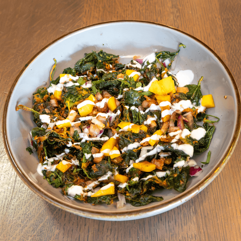 Spinach Honey Chaat