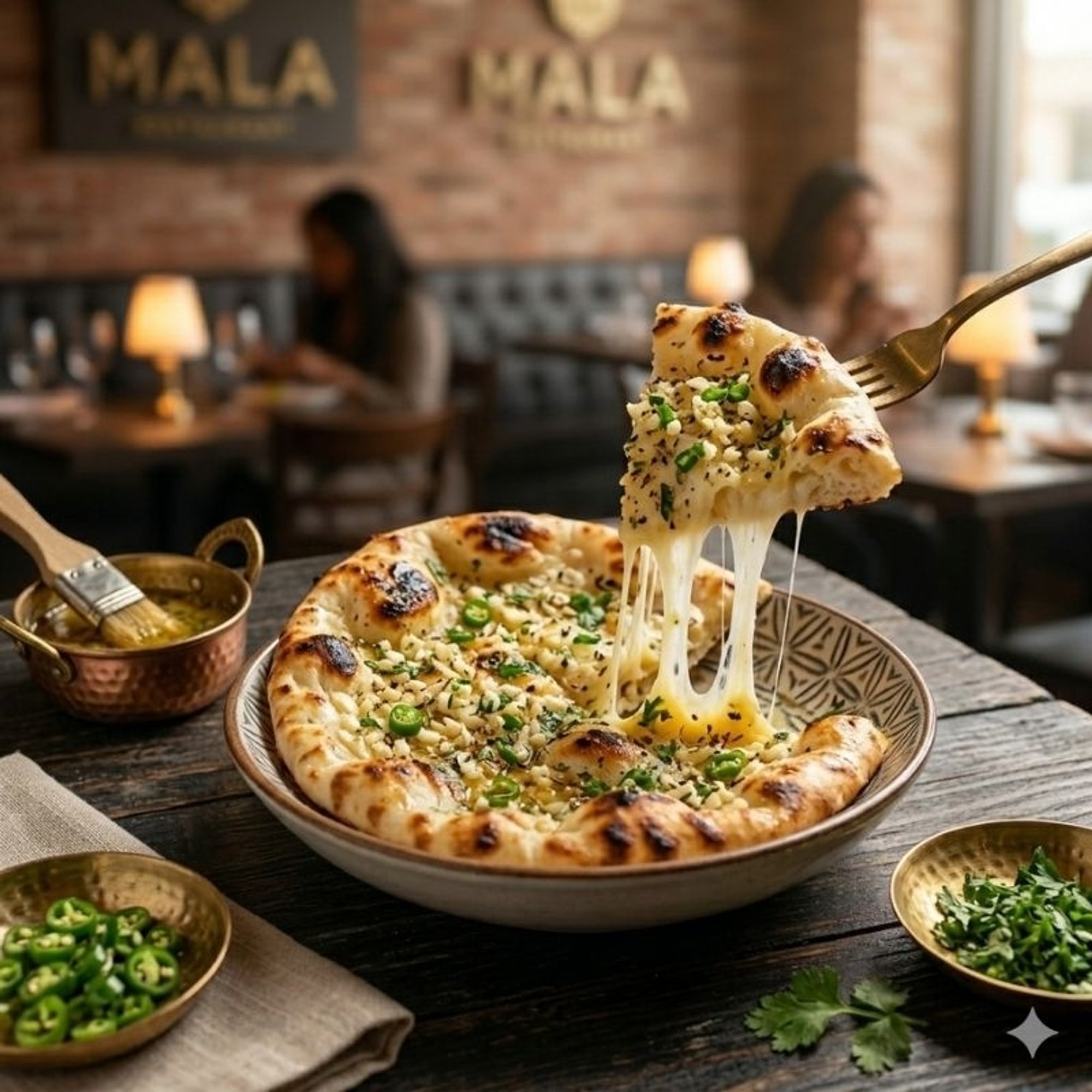 Garlic Cheese Naan