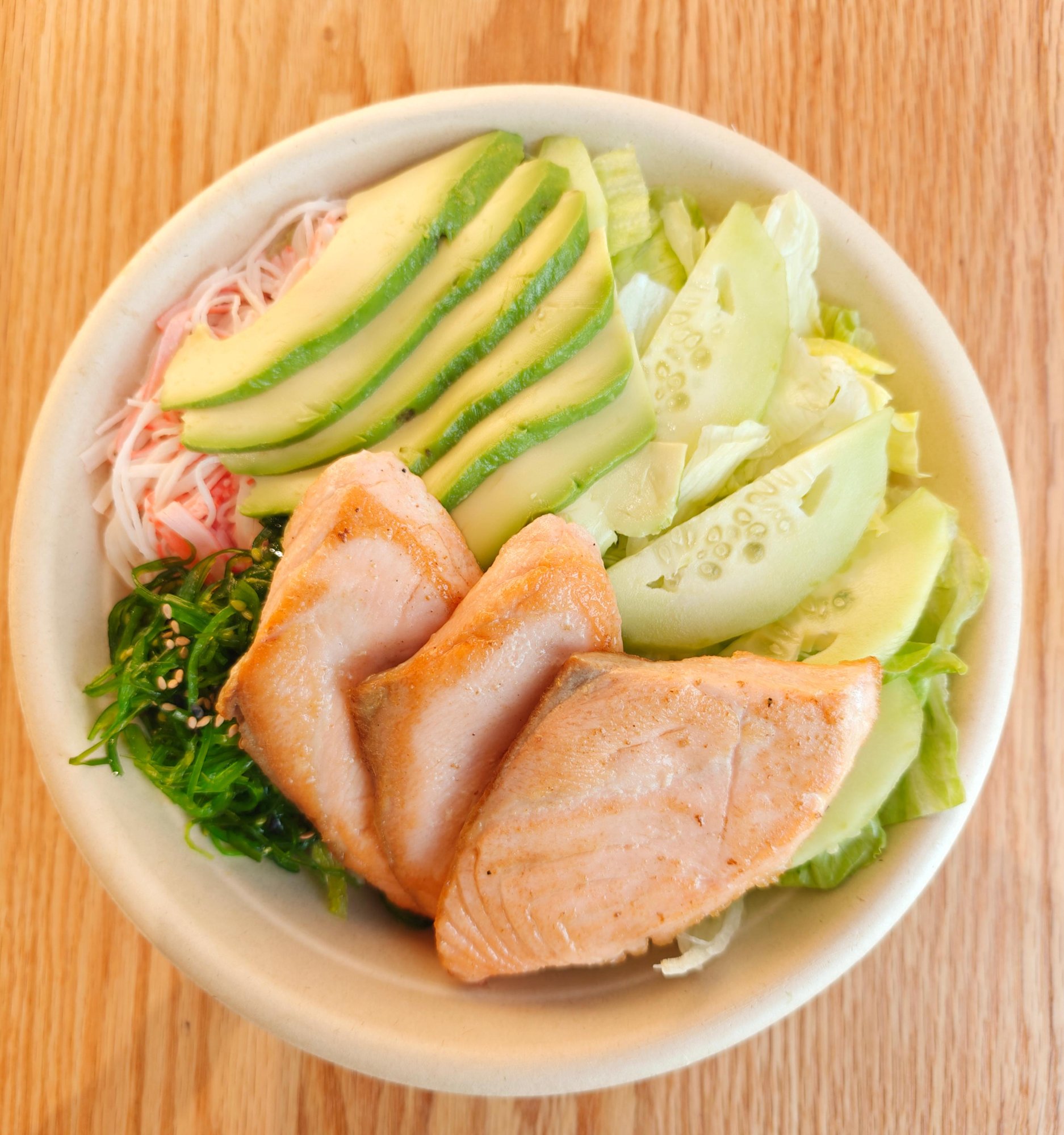Poke Salmon (cooked)