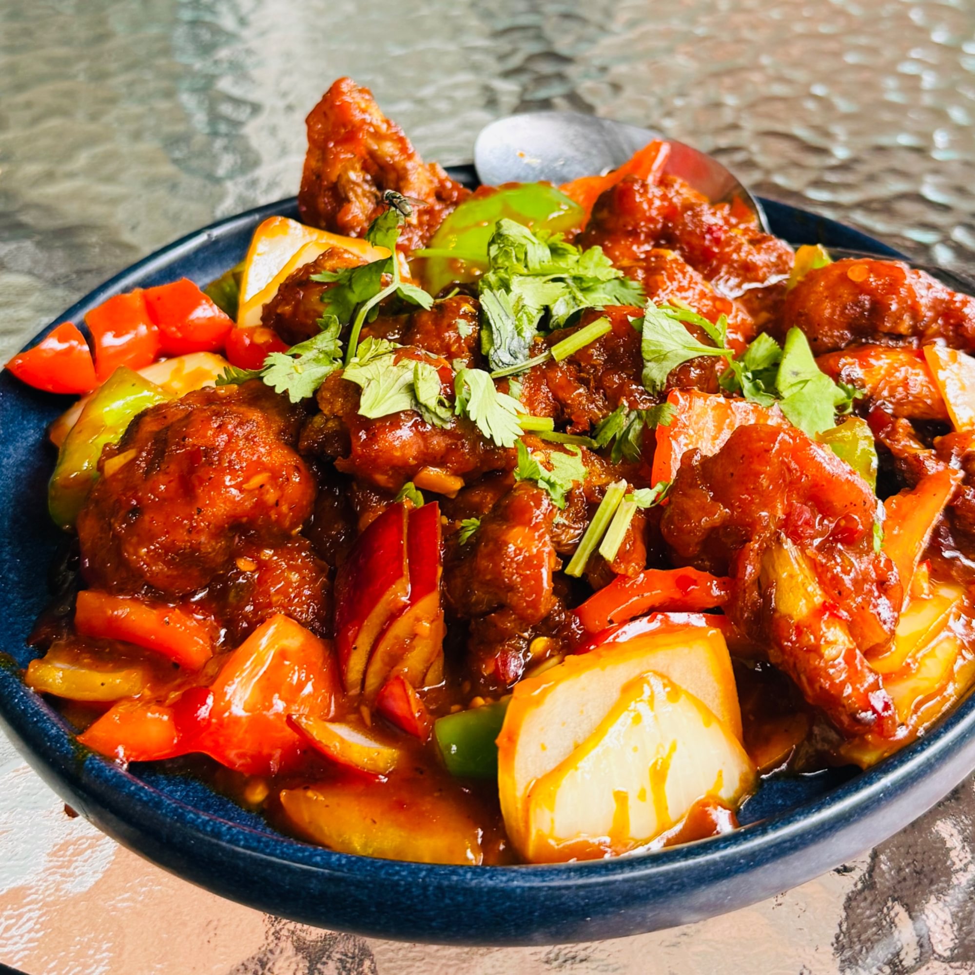 Shrimp Manchurian Plate