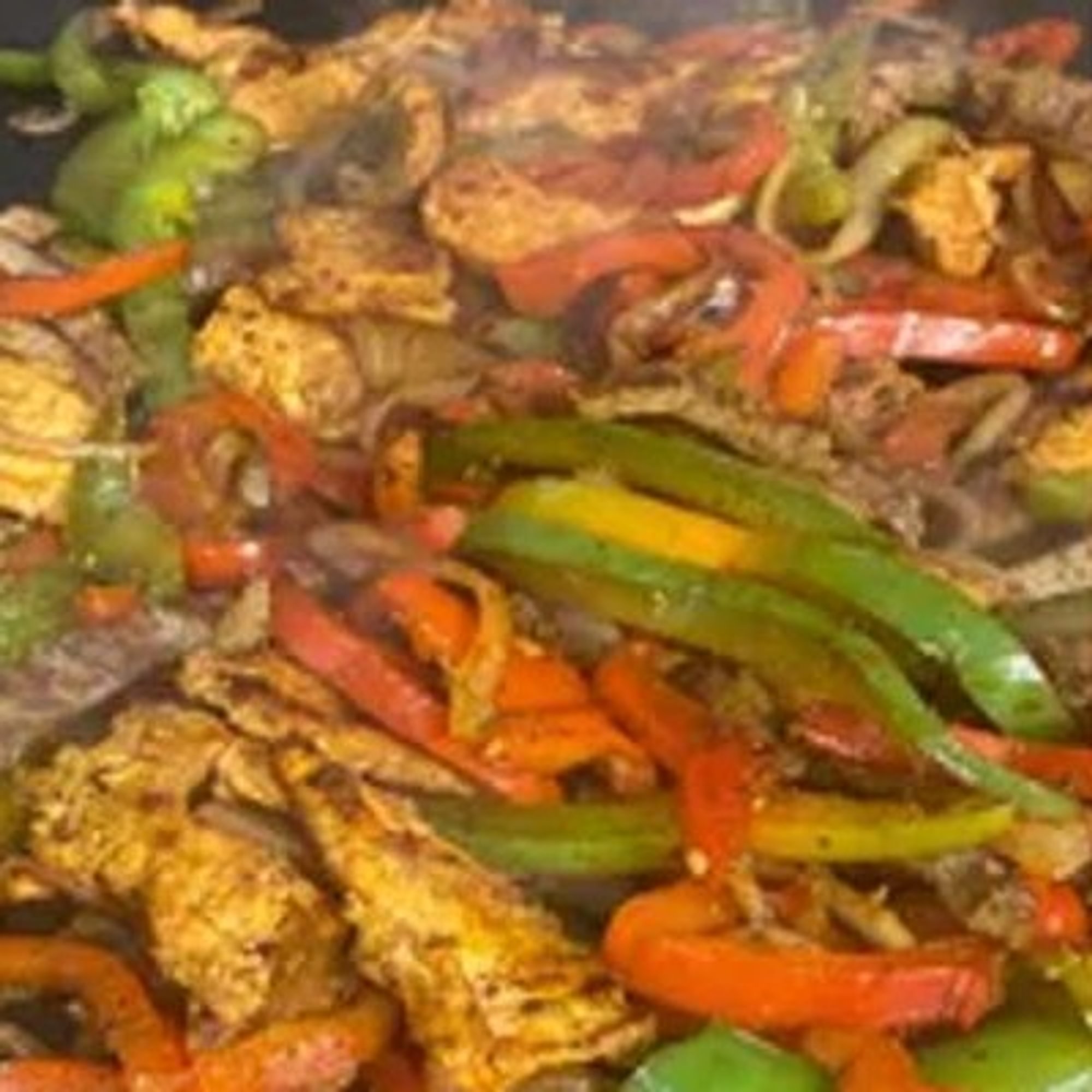 Fajitas Dinner Plate
