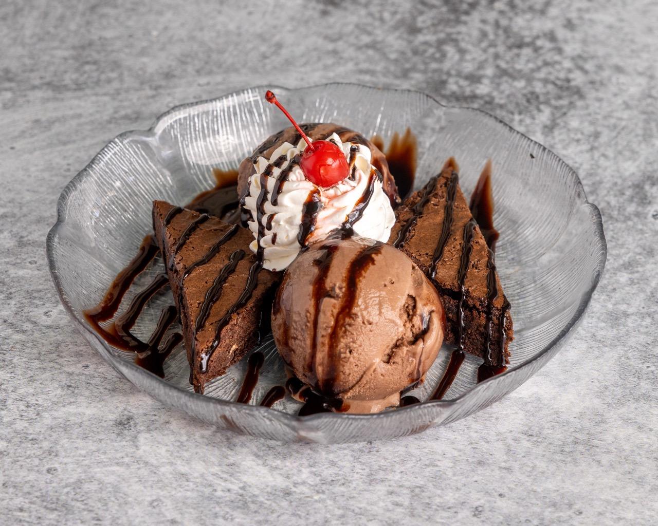 Gluten Free Brownie Sundae