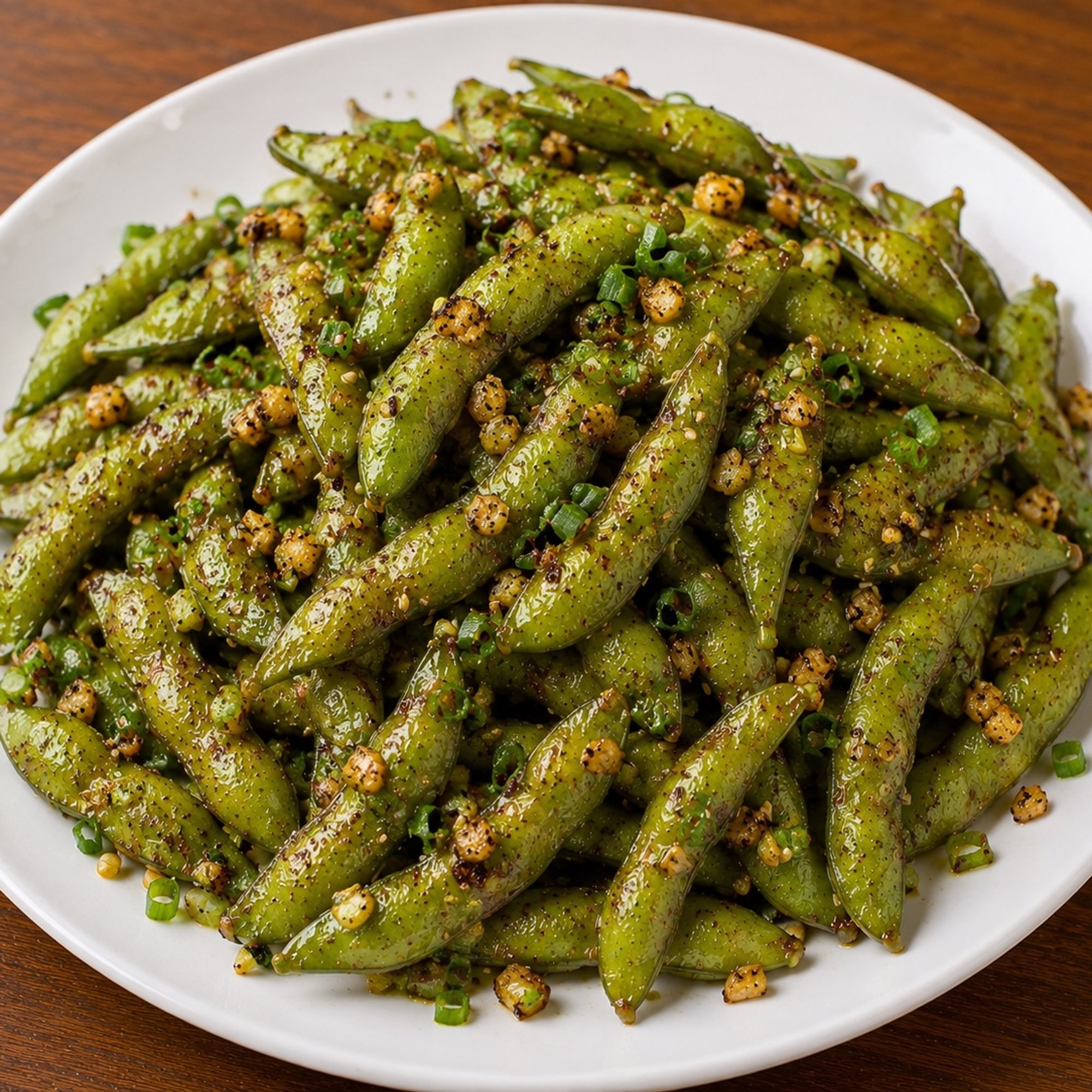 Garlic Edamame