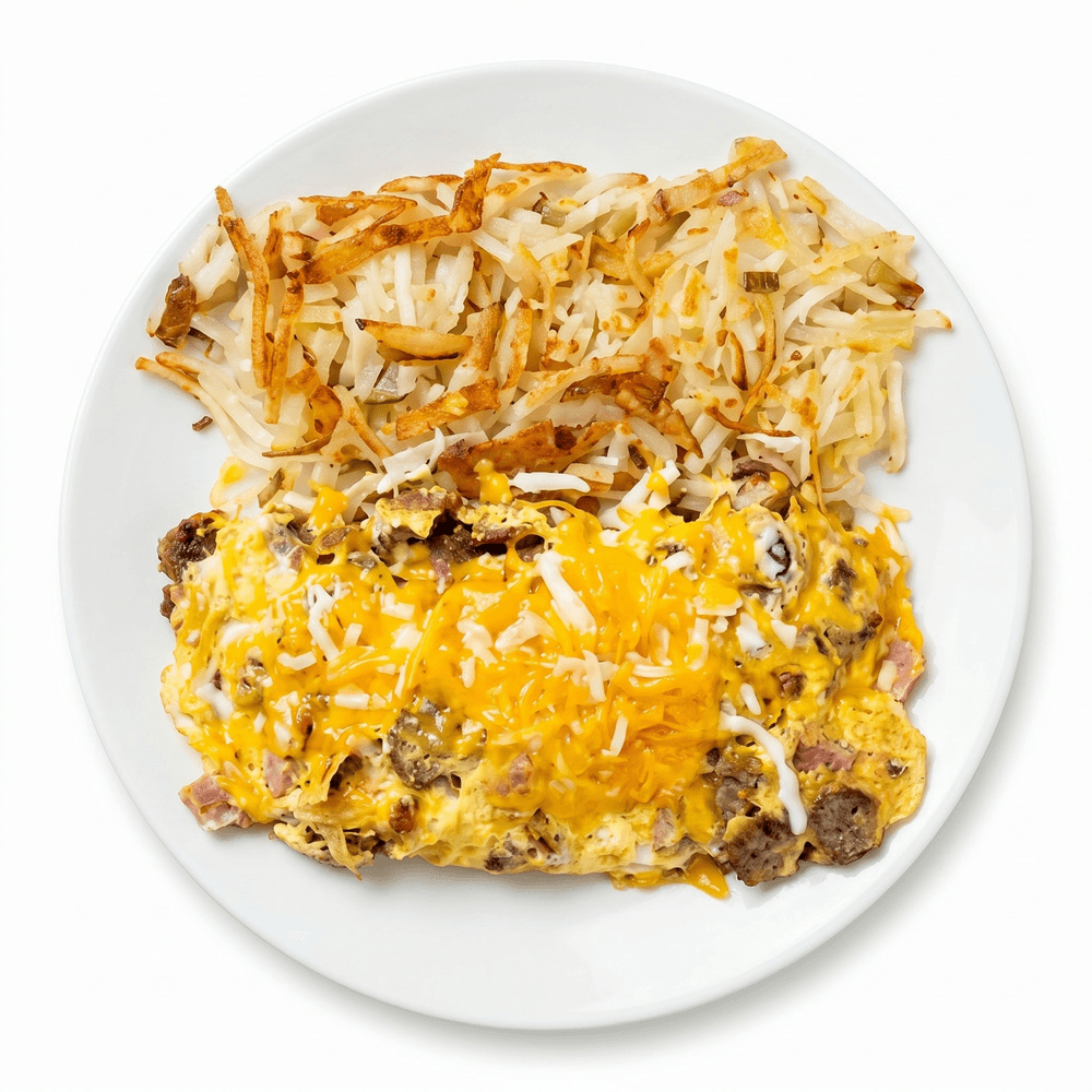 3 Meat and Cheese Omelette