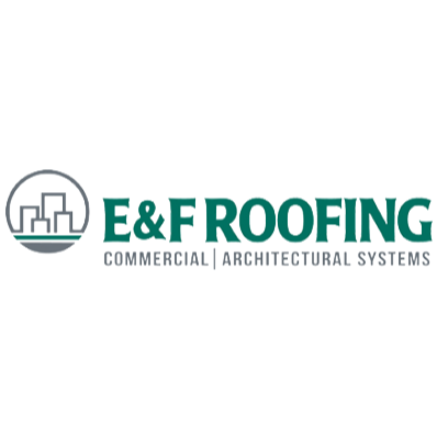 E &amp; F Roofing Co. Logo