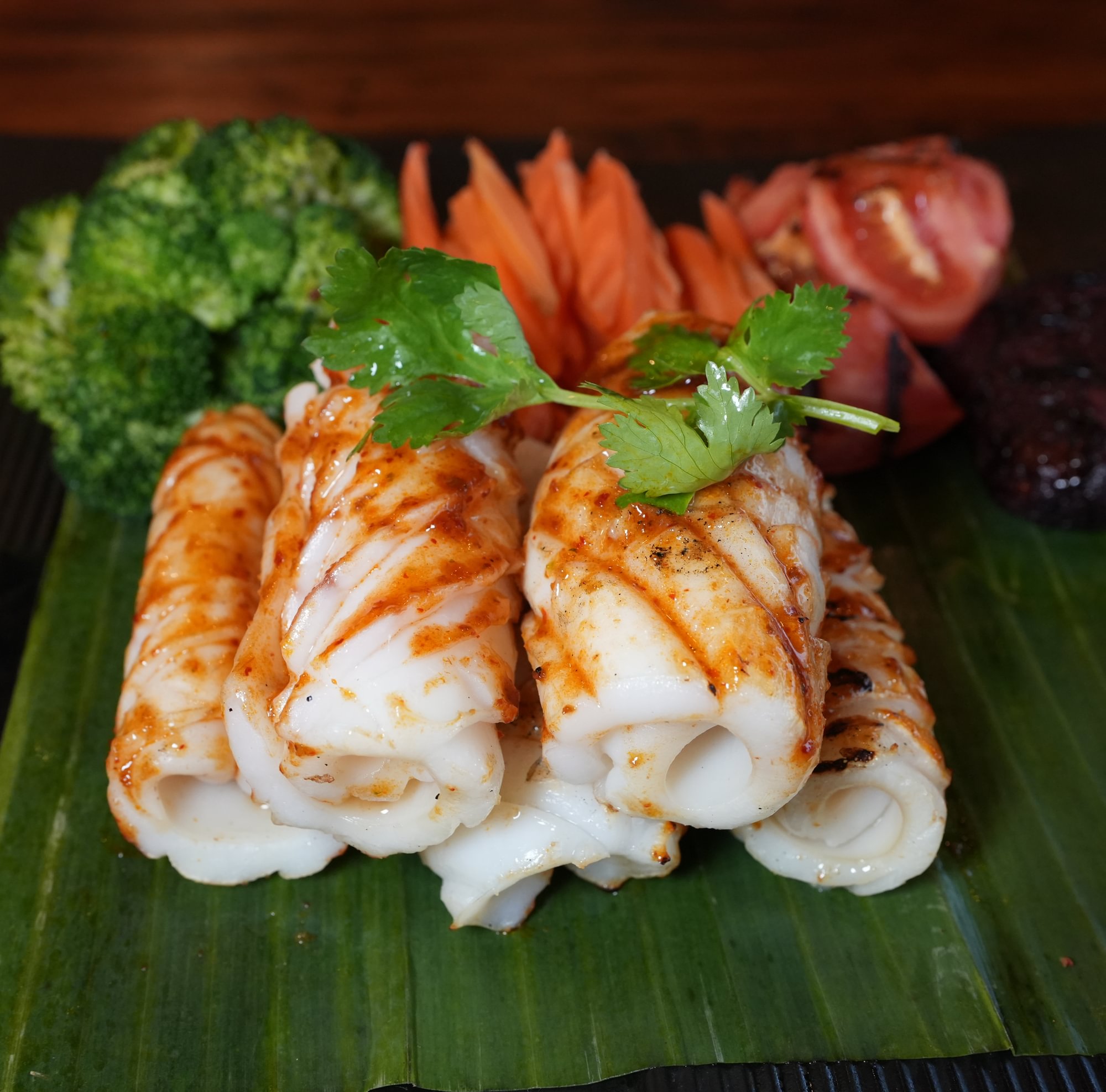 Grill Squid