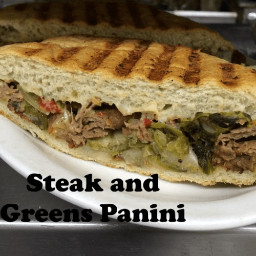 Steak & Greens Panini