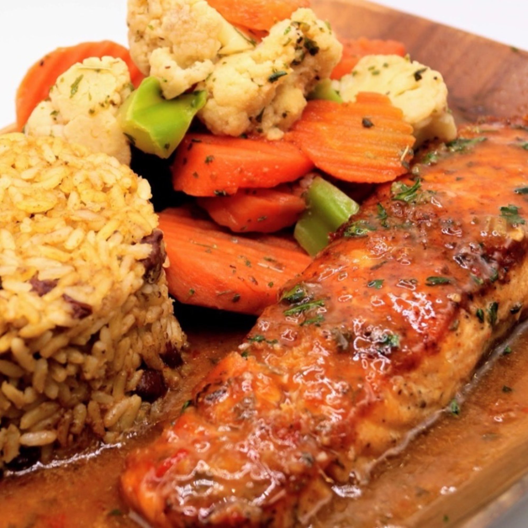 Tamarind Glazed Salmon