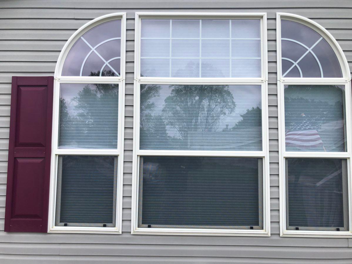 No matter the color on the inside, the outside view your neighbors will see is a nice white honeycomb. This insures a cohesive look inside your home as well as outside.