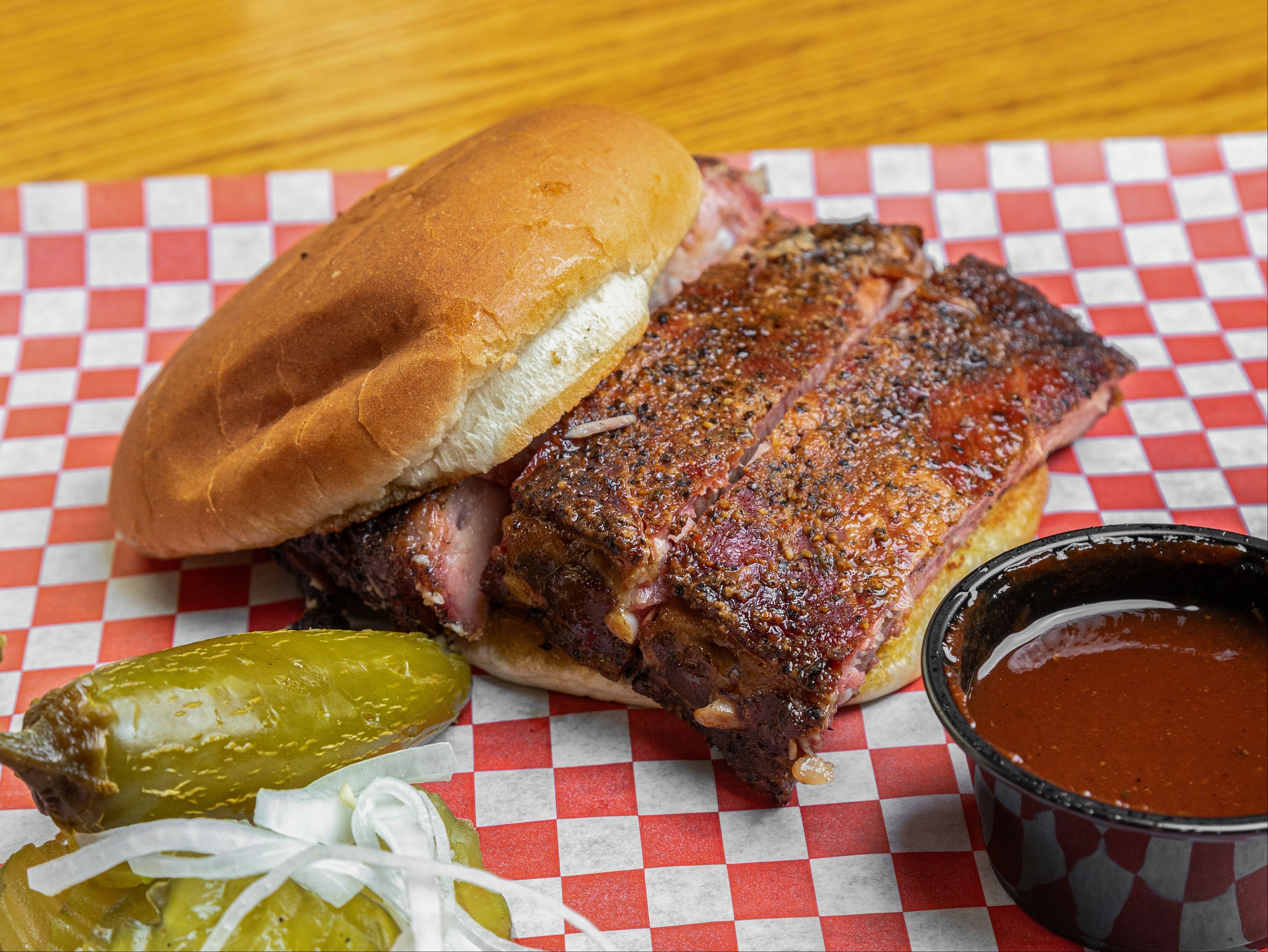 Rib Sandwich w/6oz Side (Pick Only 1 Side)