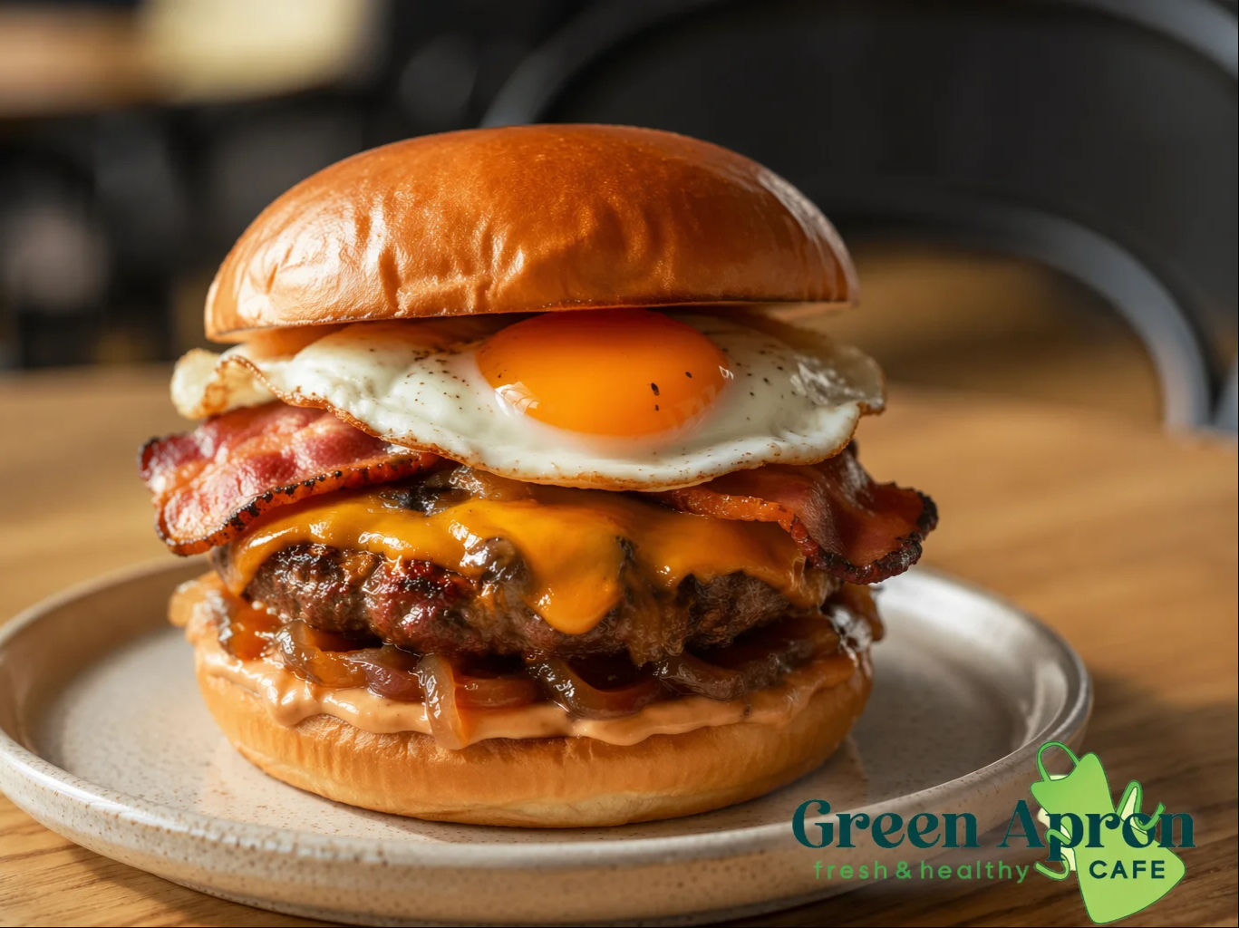 Morning Glory Cheeseburger