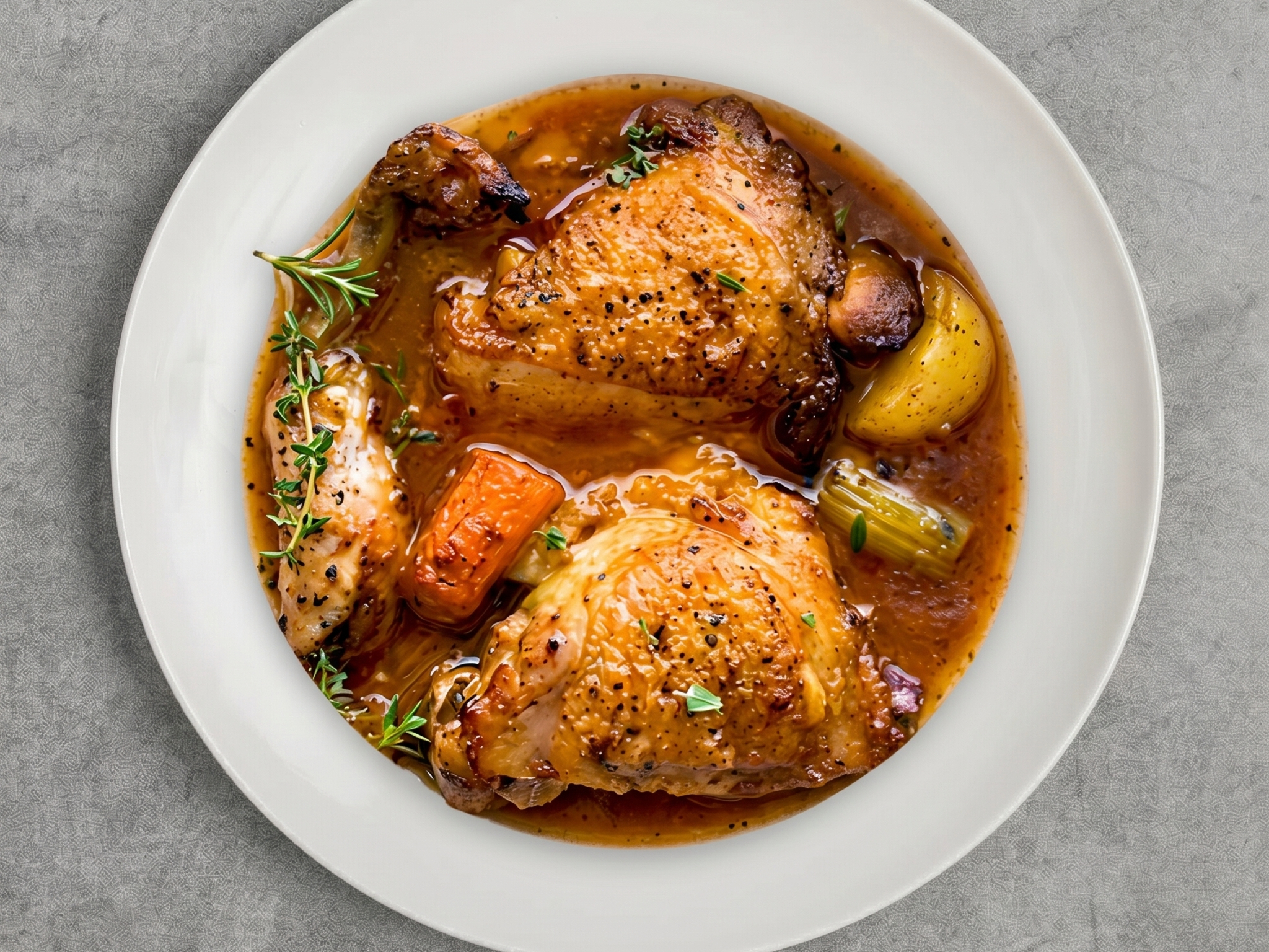 Sweet Brown Stewed Chicken
