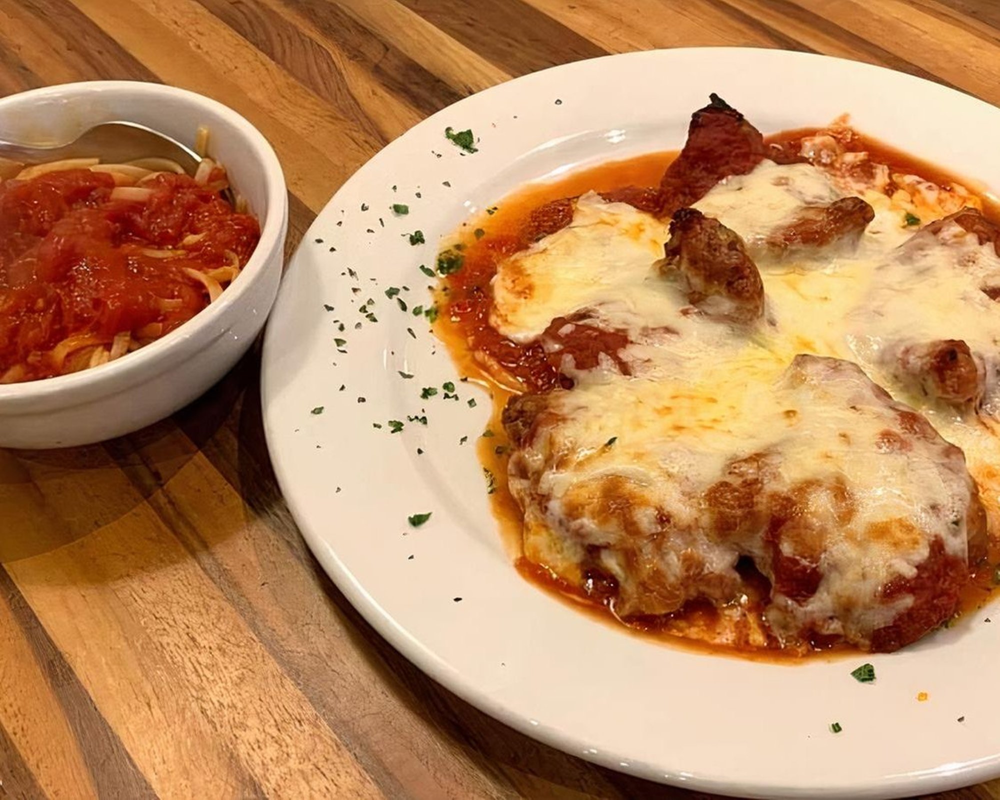 Chicken Cutlet Parmigiana