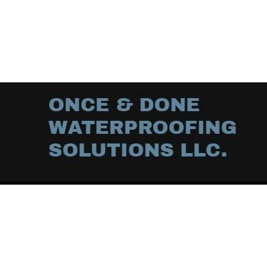 Once and Done Waterproofing Solutions LLC Logo