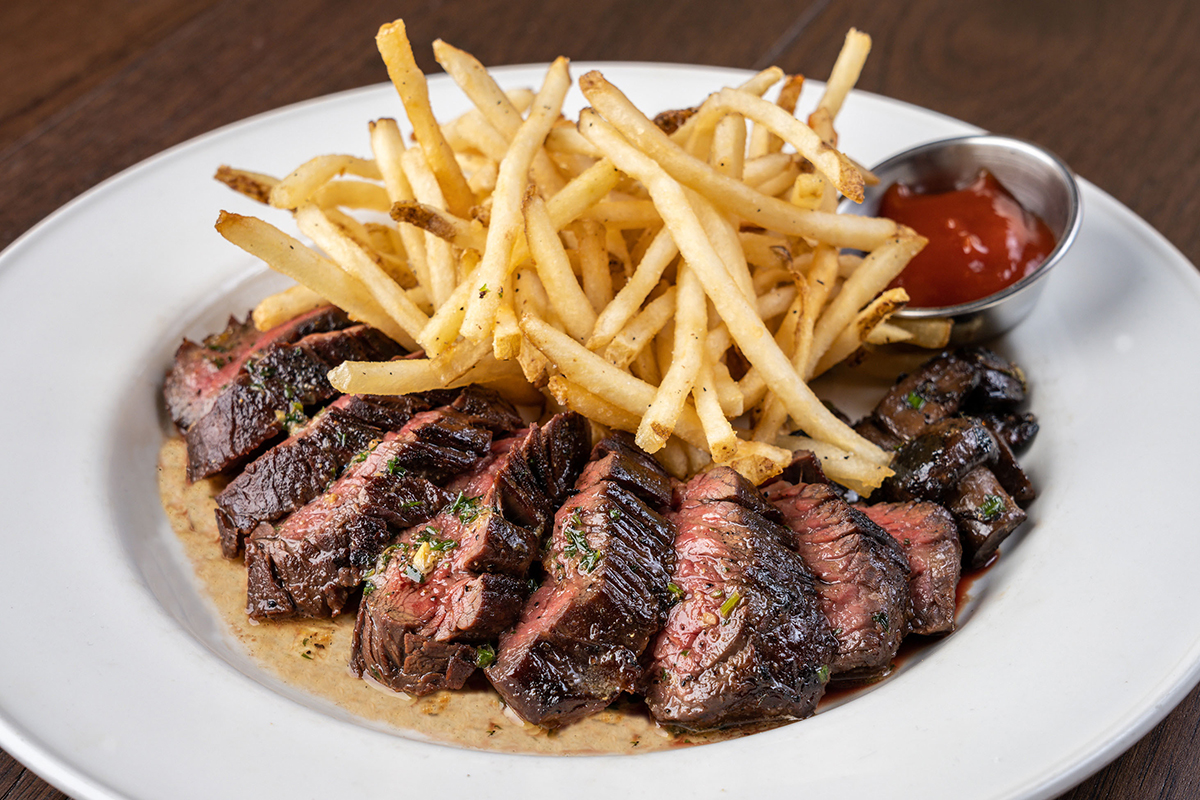 Hickory Grilled Marinated Hanger Steak*