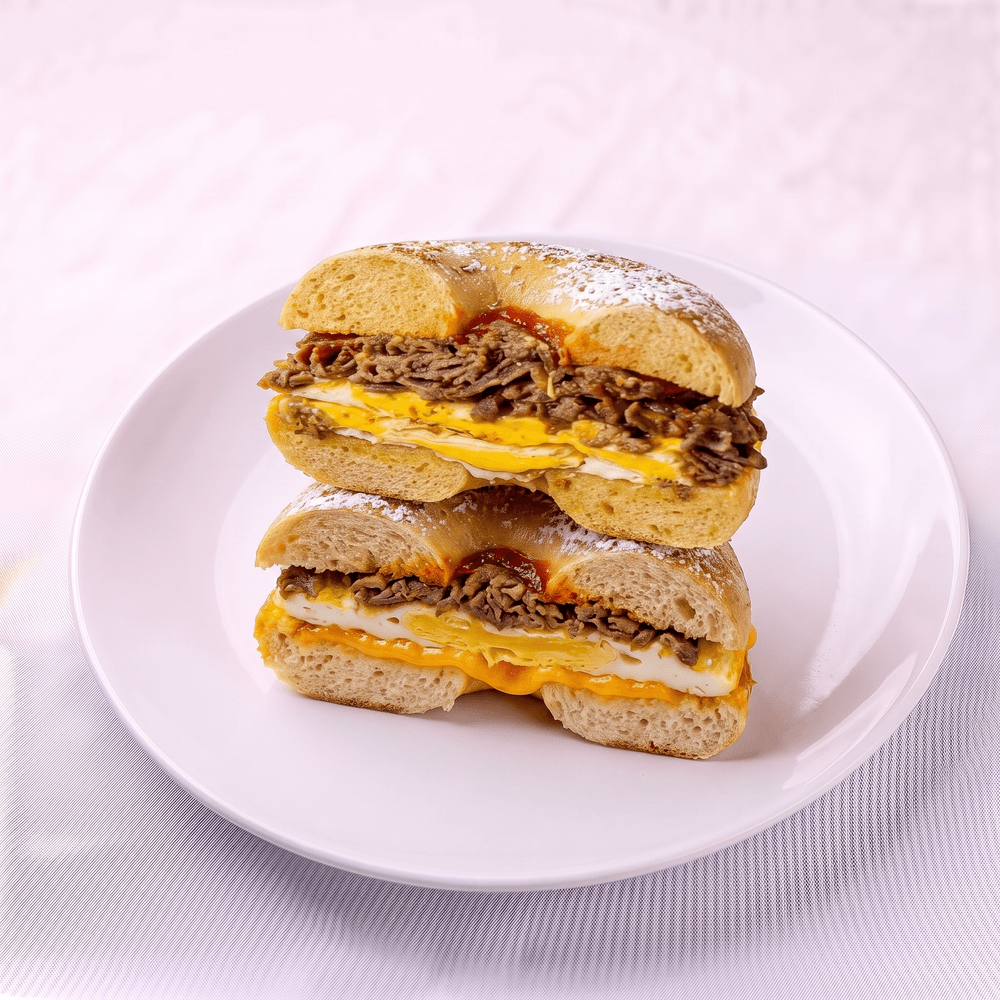 Steak, Egg, & Cheese Sandwich