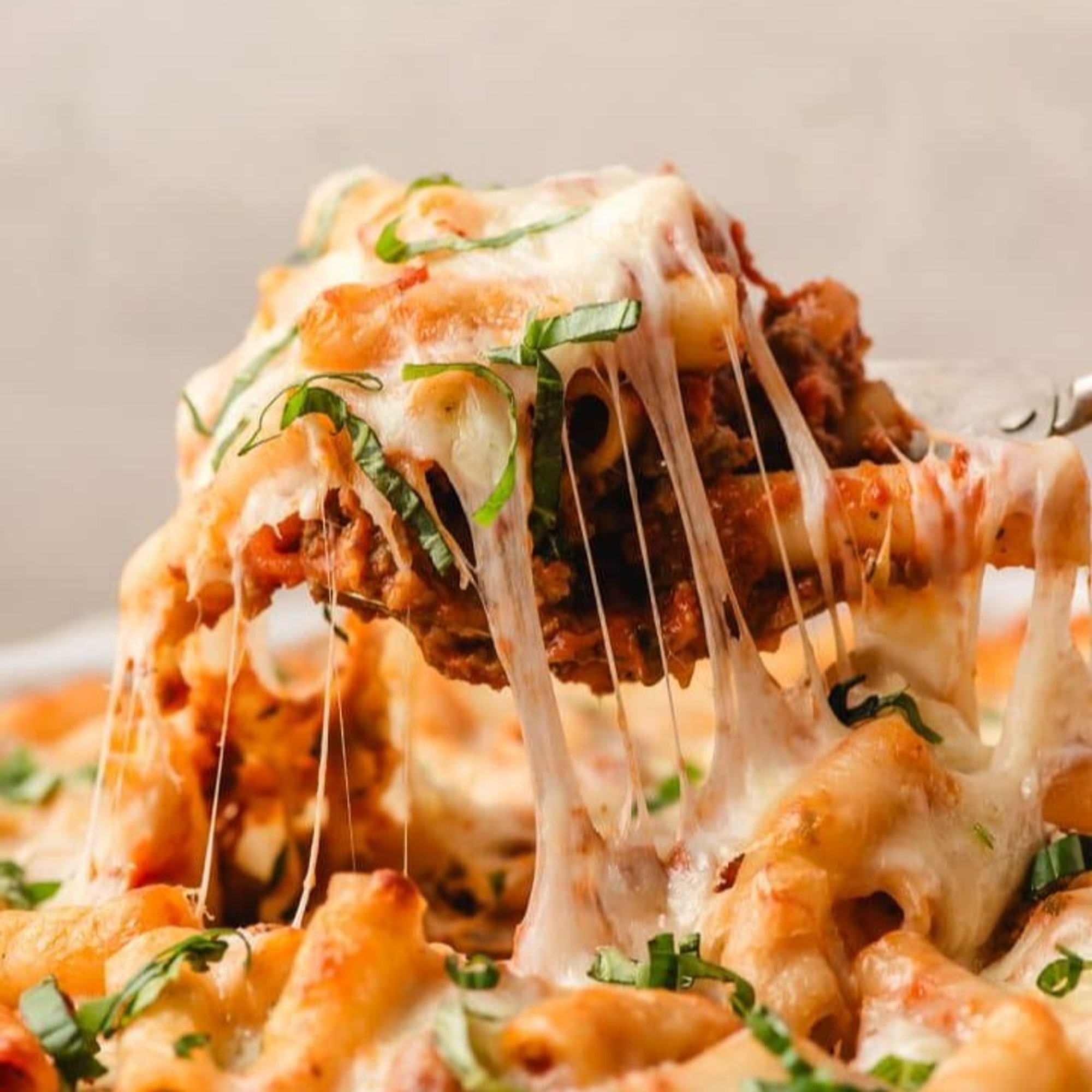 Baked Ziti with Meat Sauce