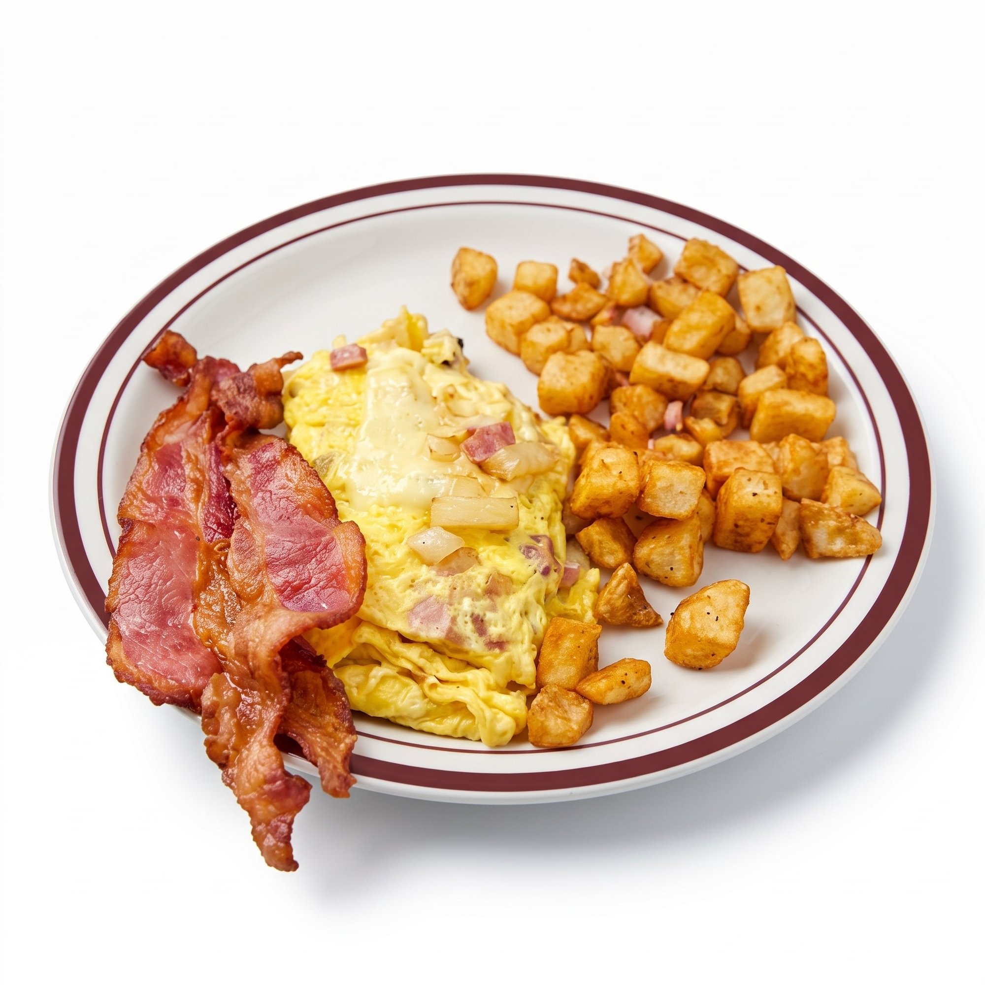 2 Eggs and Ham Steak