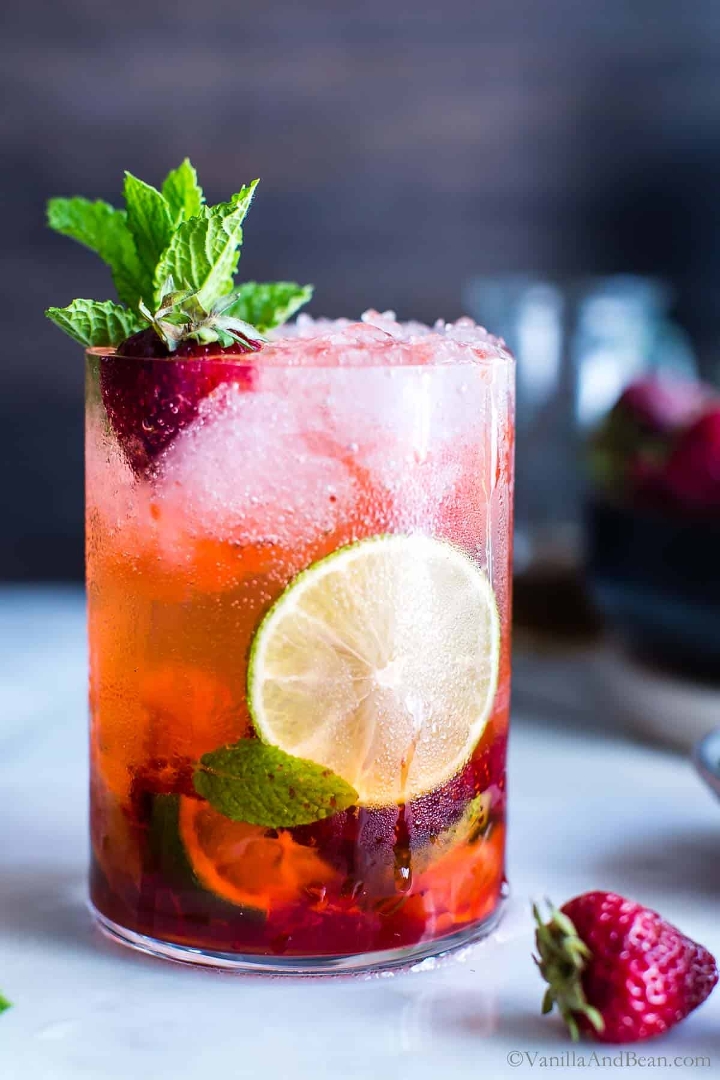 Strawberry Margarita Mocktail