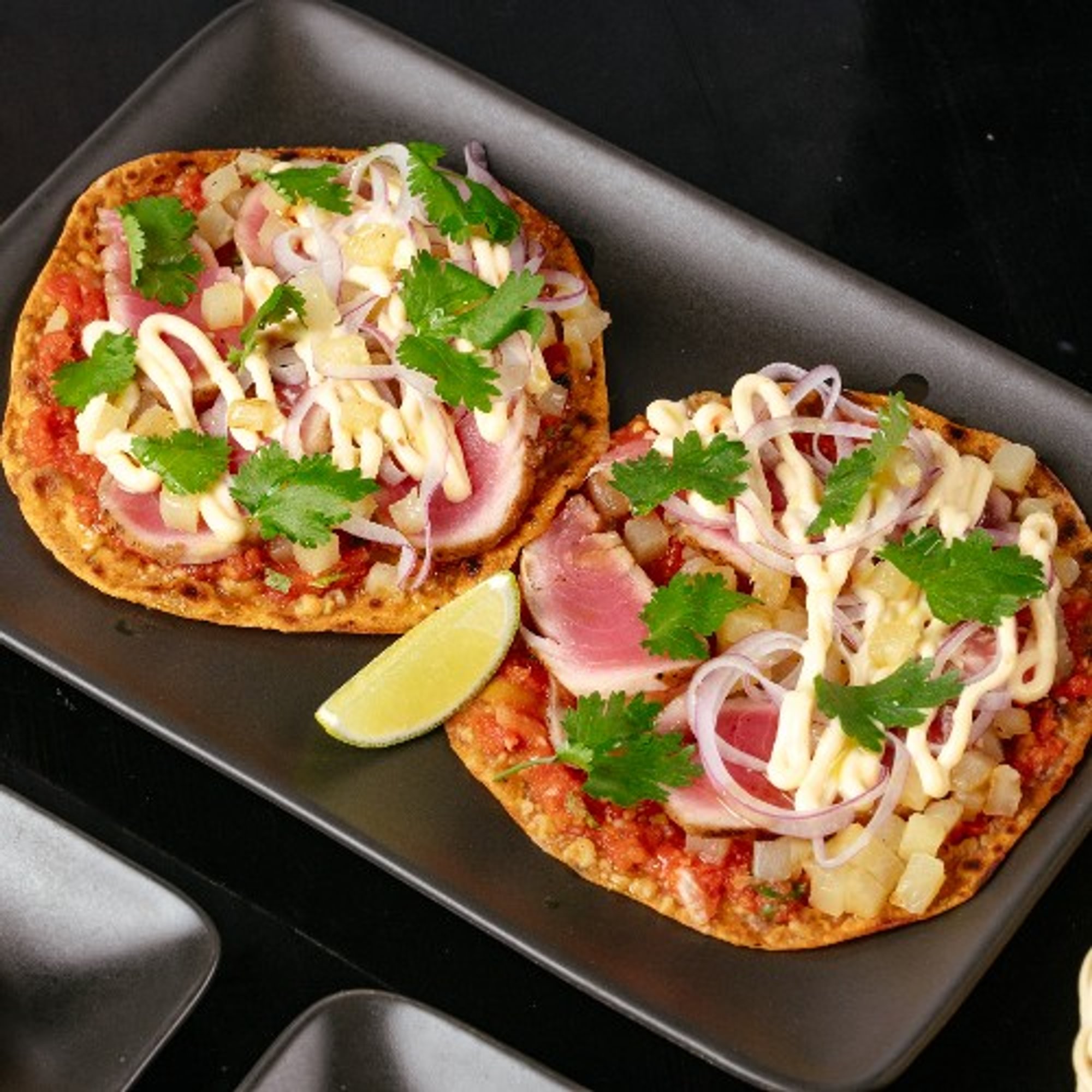 Flying Saucer Tostada