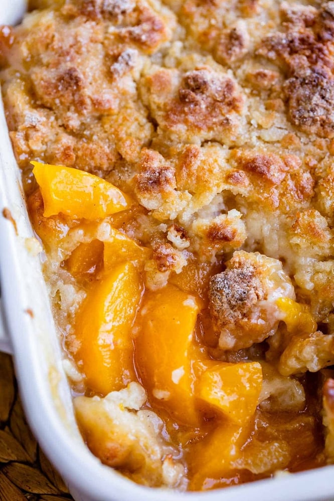 Peach Cobbler Dinner