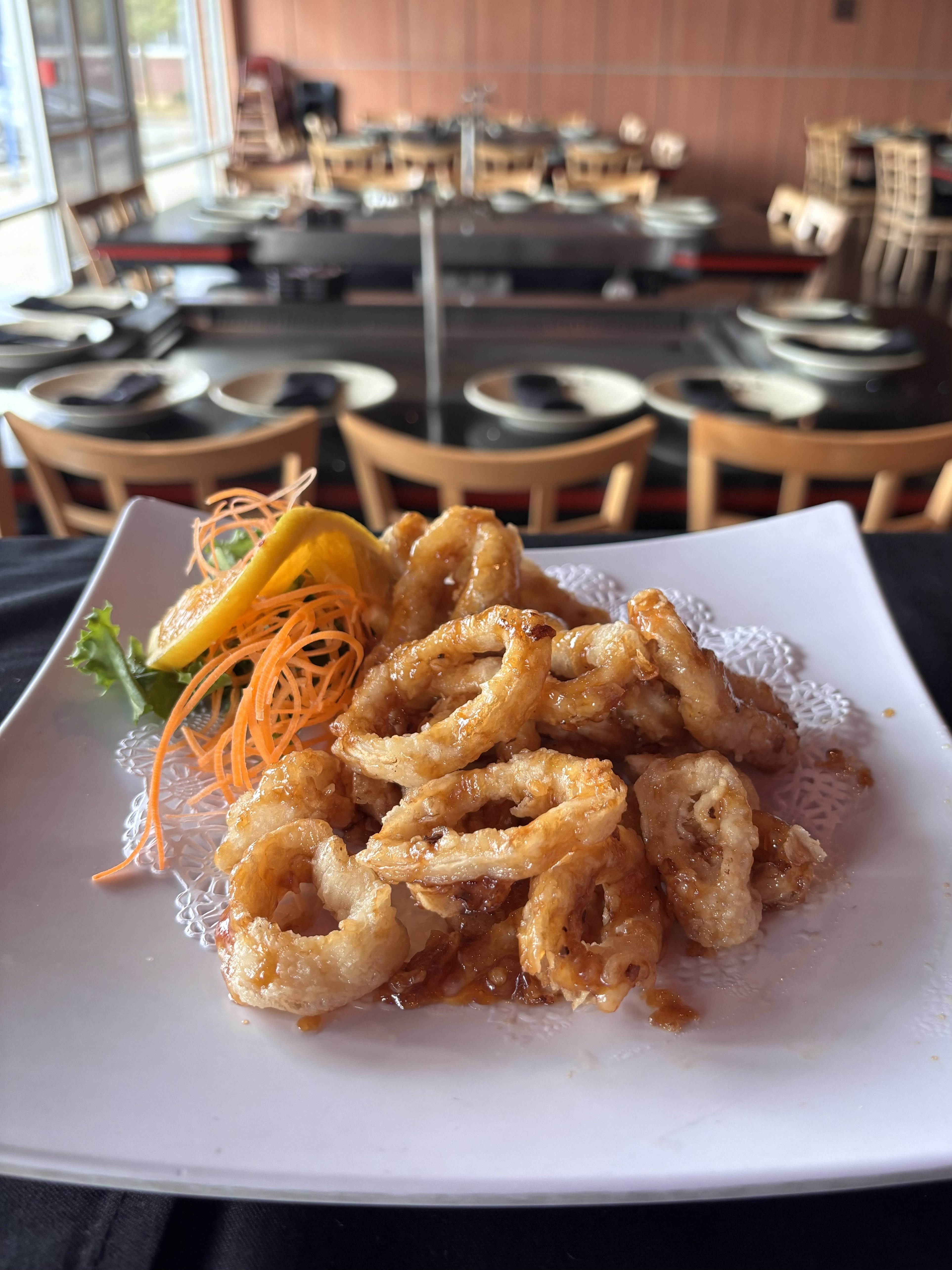 Calamari Teriyaki Rings