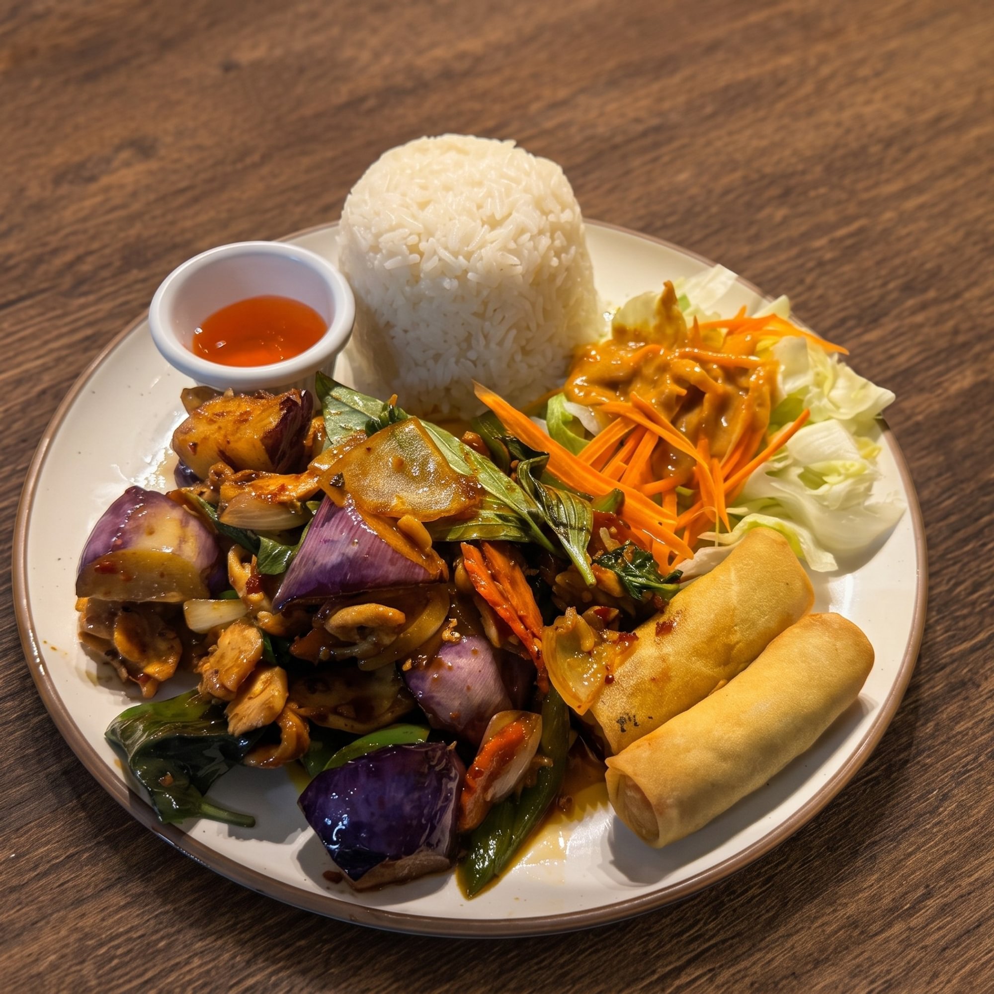 L Eggplant Stir-Fried Set