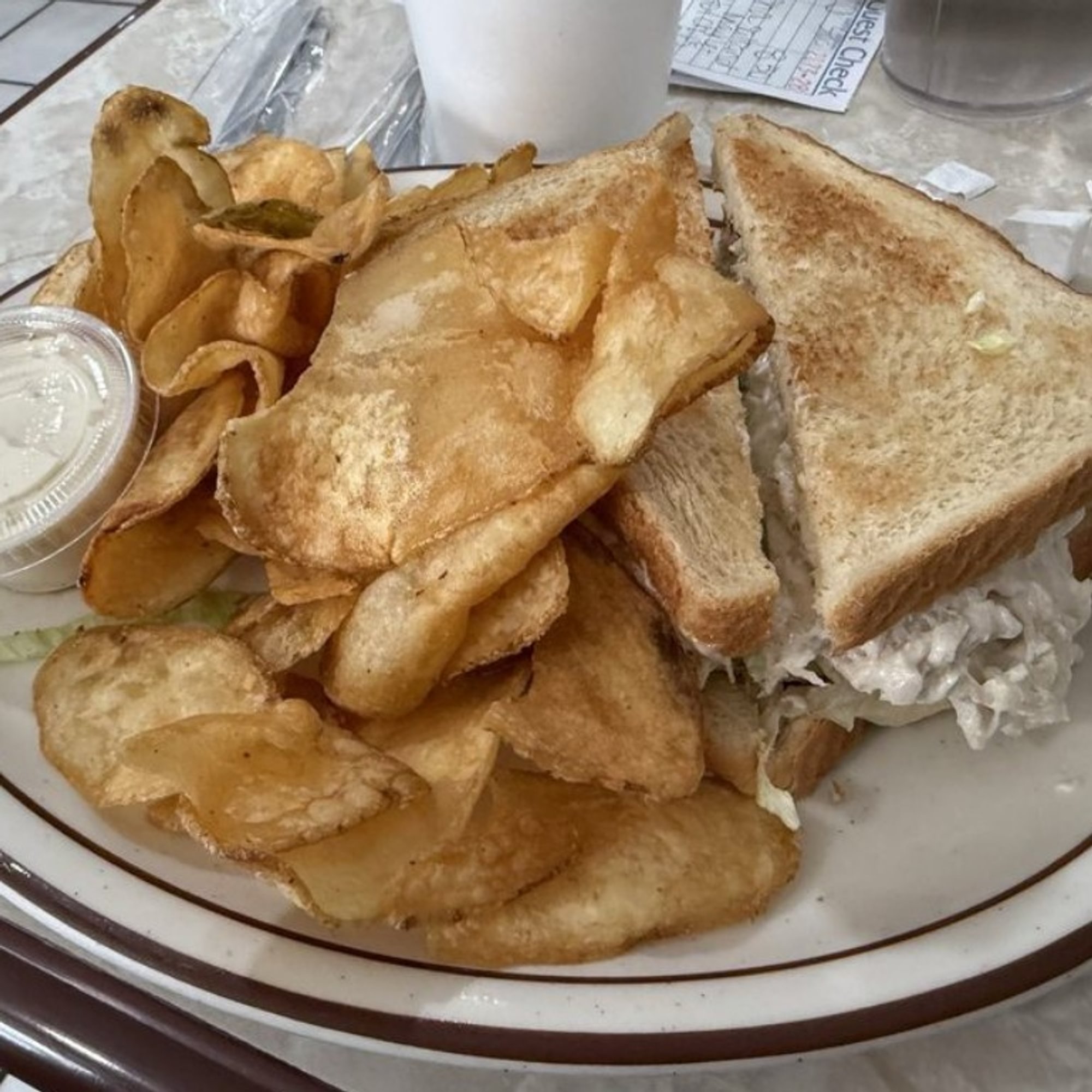 Homemade Chicken Salad Sandwich