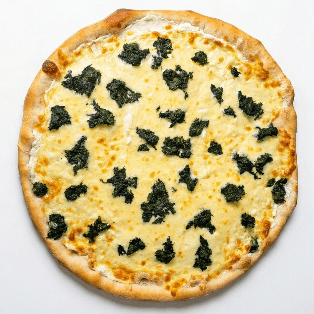 White Spinach Pizza