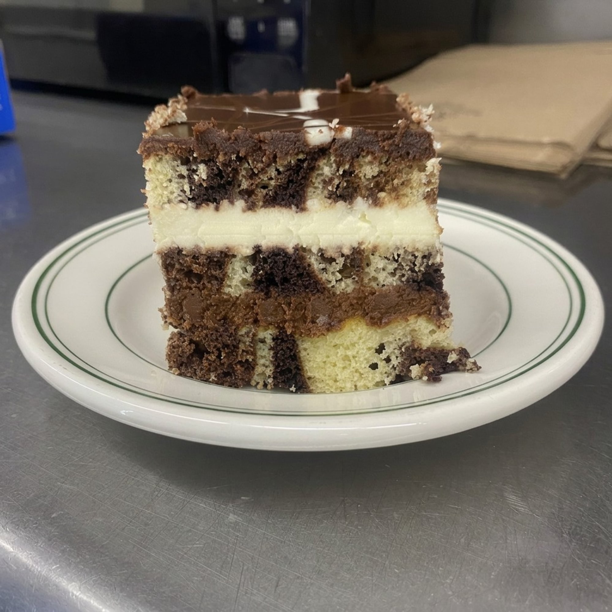 Truffle Tuxedo Cheesecake