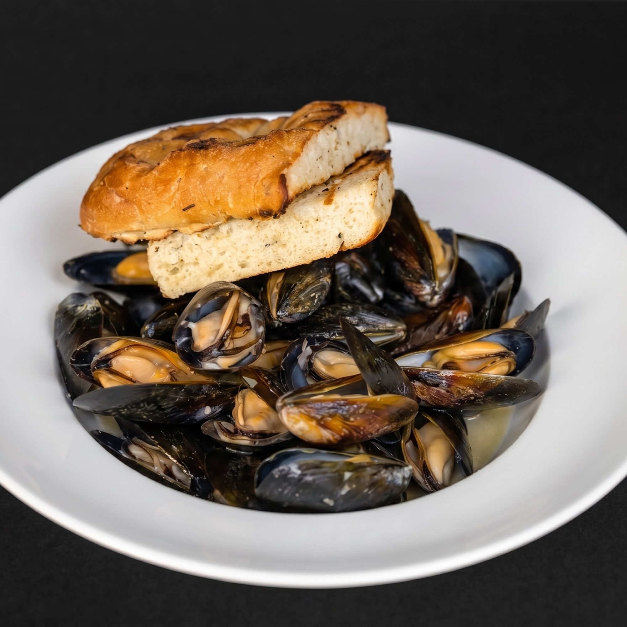 Steamed Mussels