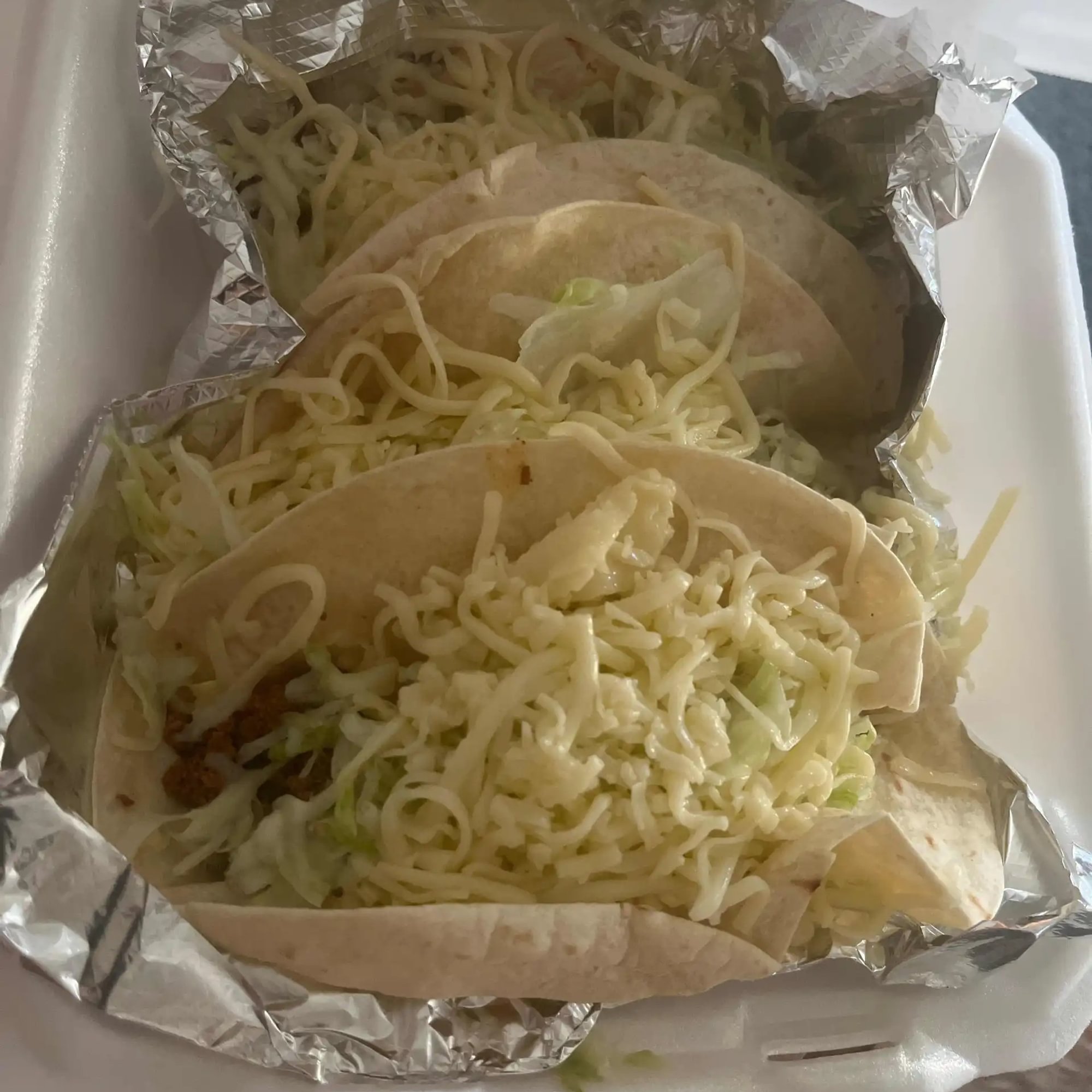 (3) Beef Soft Tacos