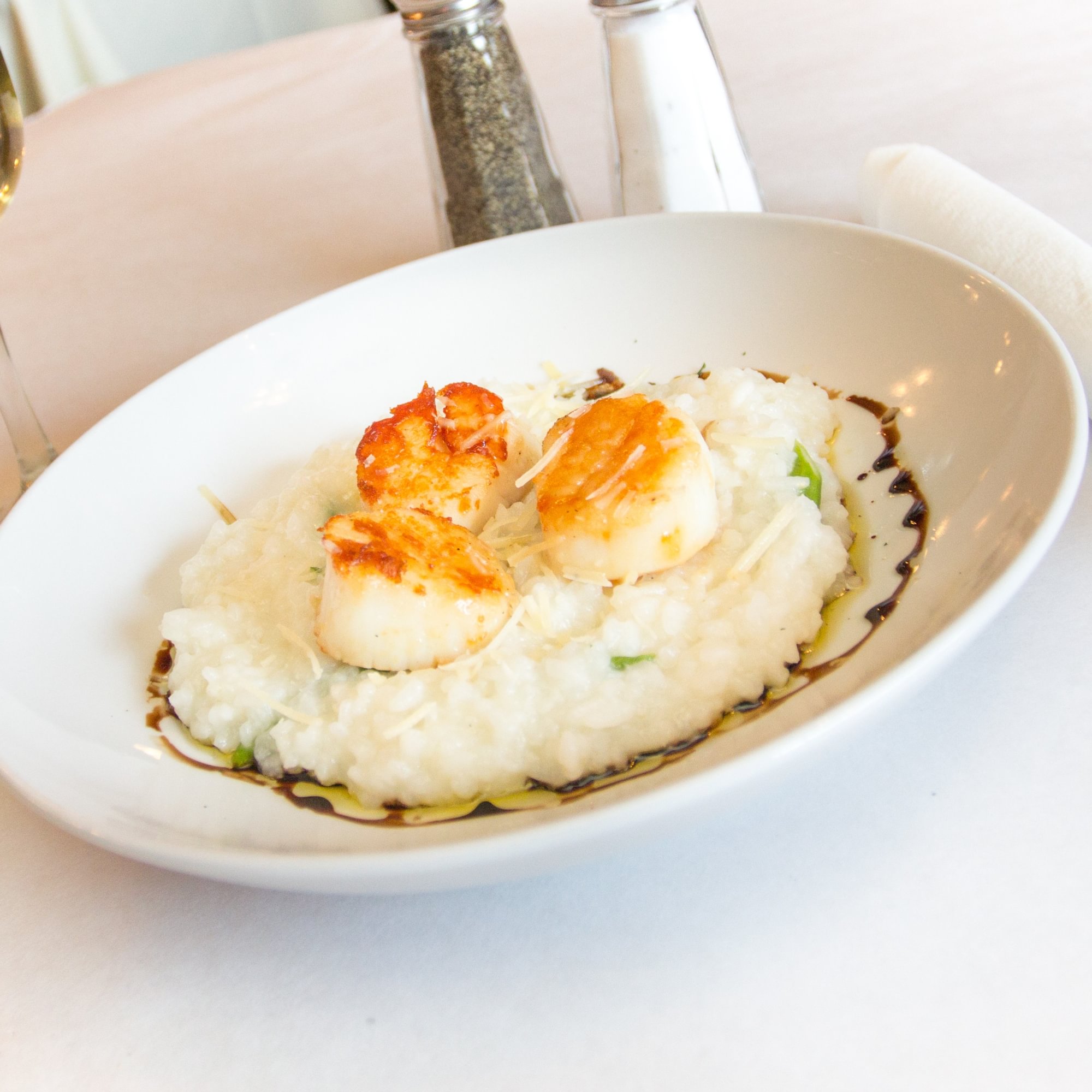 Pan-Seared Scallop dinner
