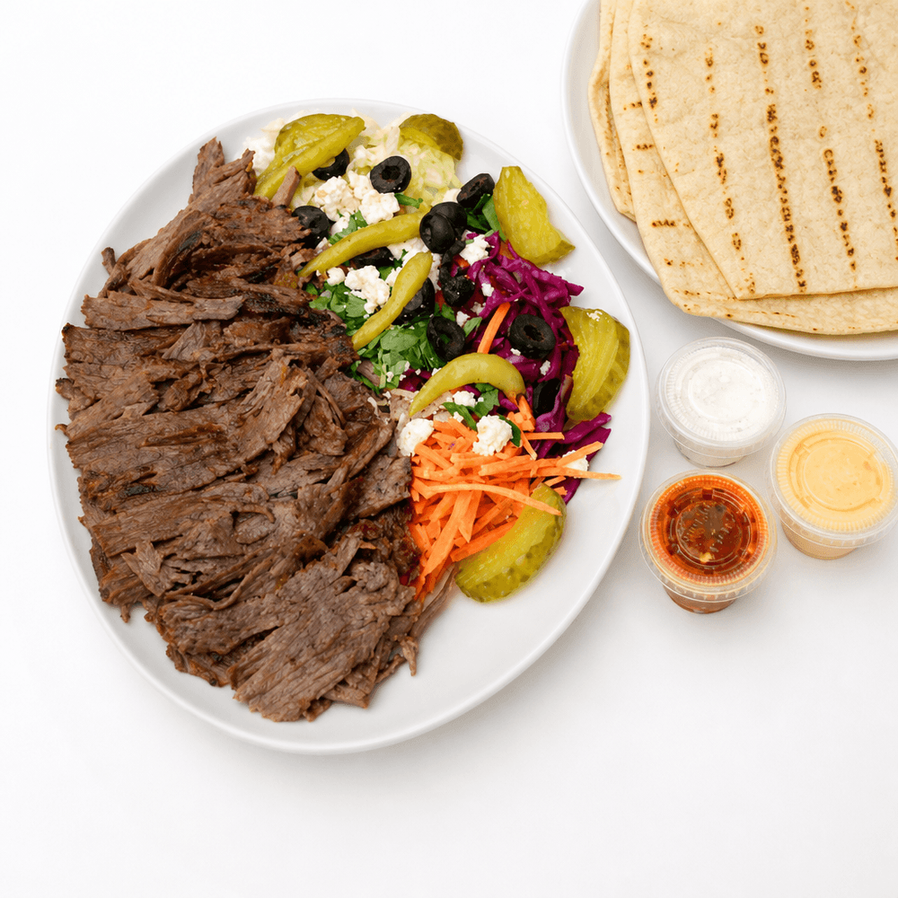 Mixed Platter with Rice