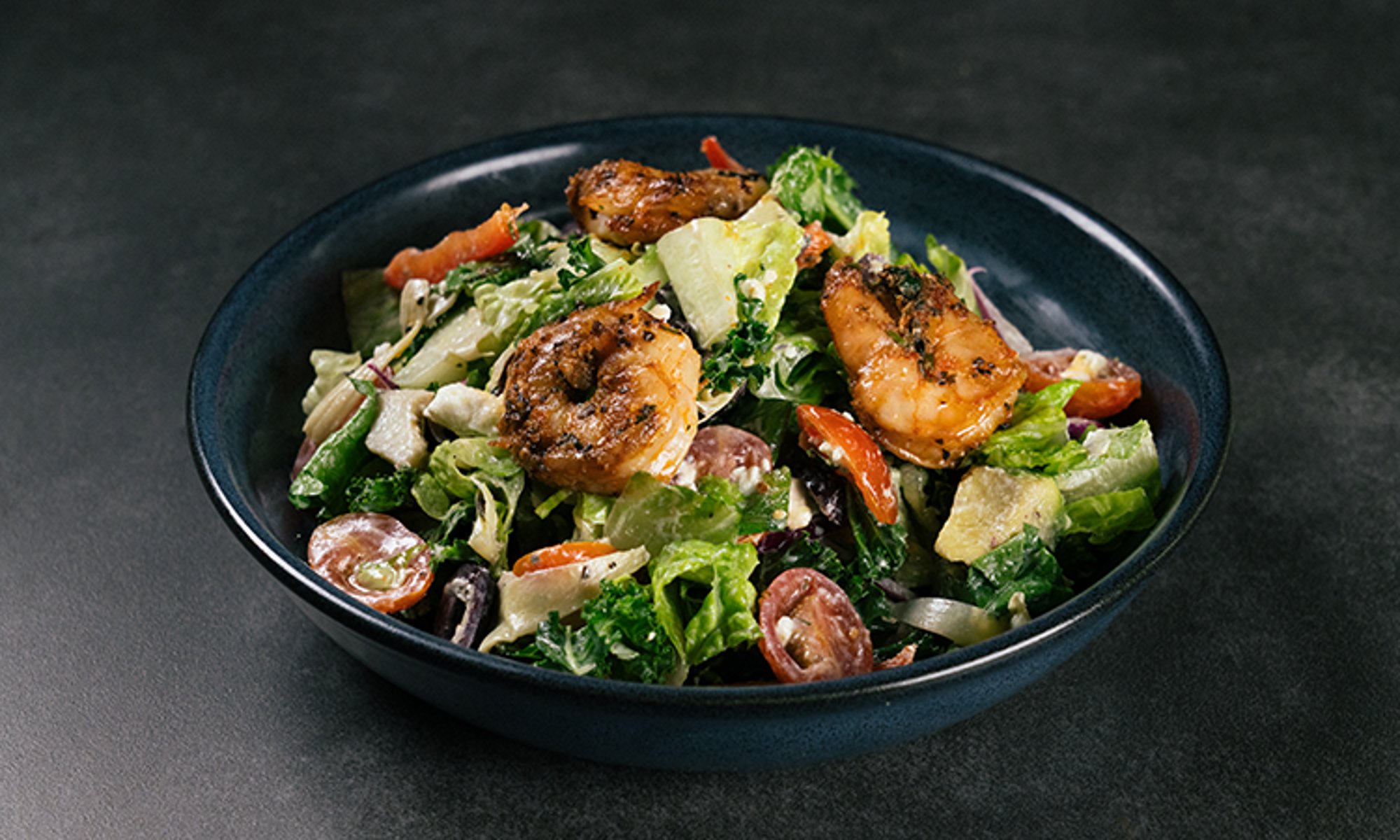SHRIMP GREEK SALAD
