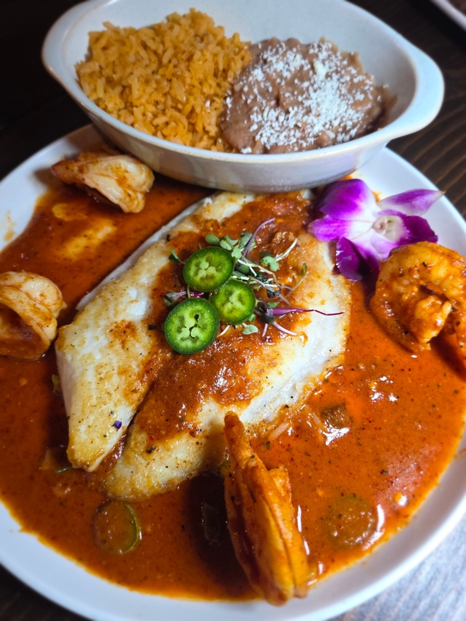 Fish & Shrimp Diabla
