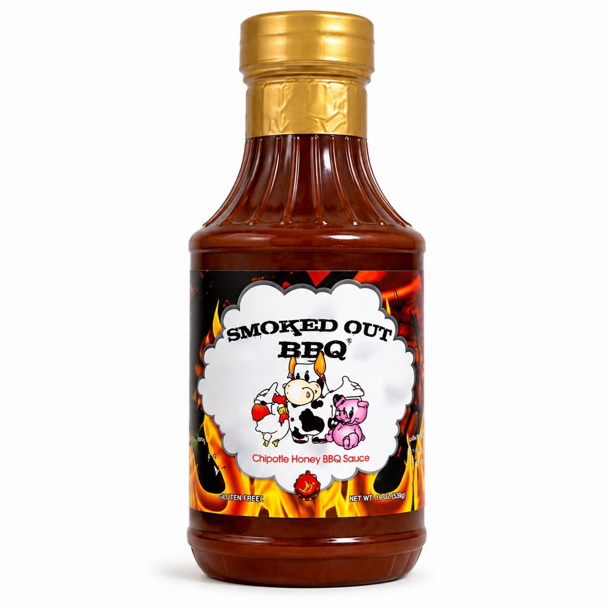 Ghost Honey BBQ Sauce Bottle