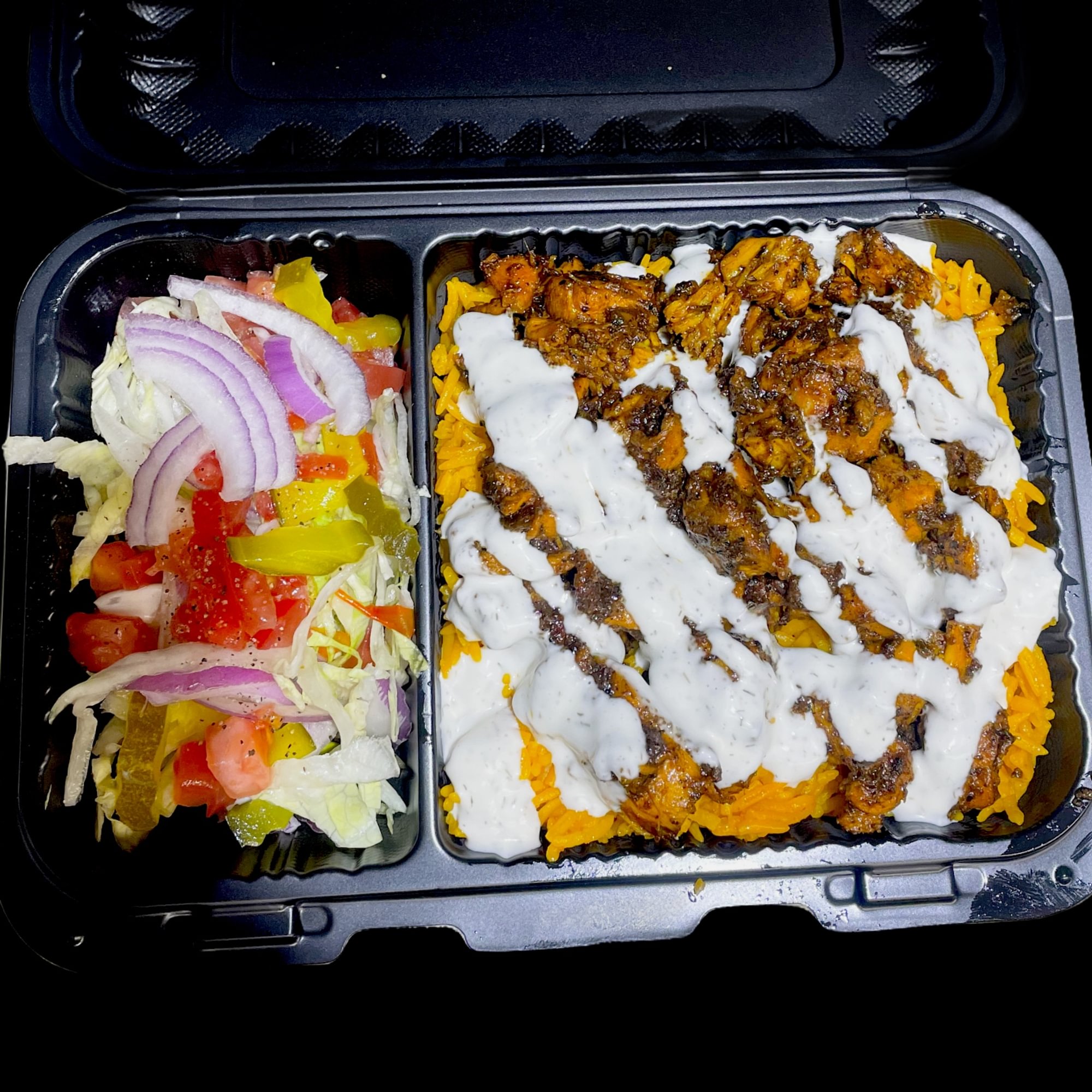 Jerk Chicken Over Rice