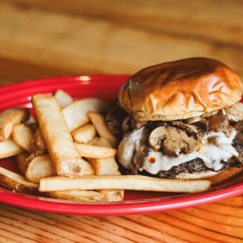 Mushroom Swiss Burger